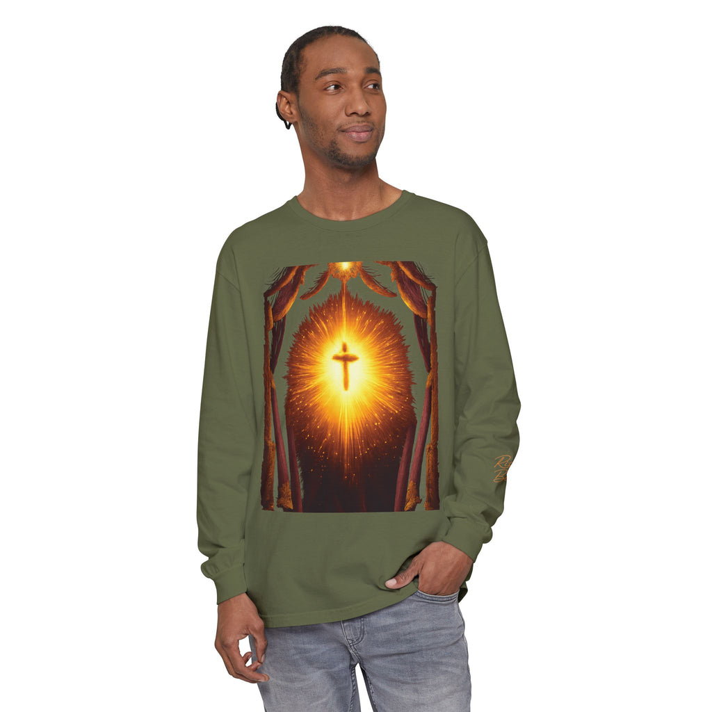 Unisex Garment-dyed Long Sleeve T-Shirt