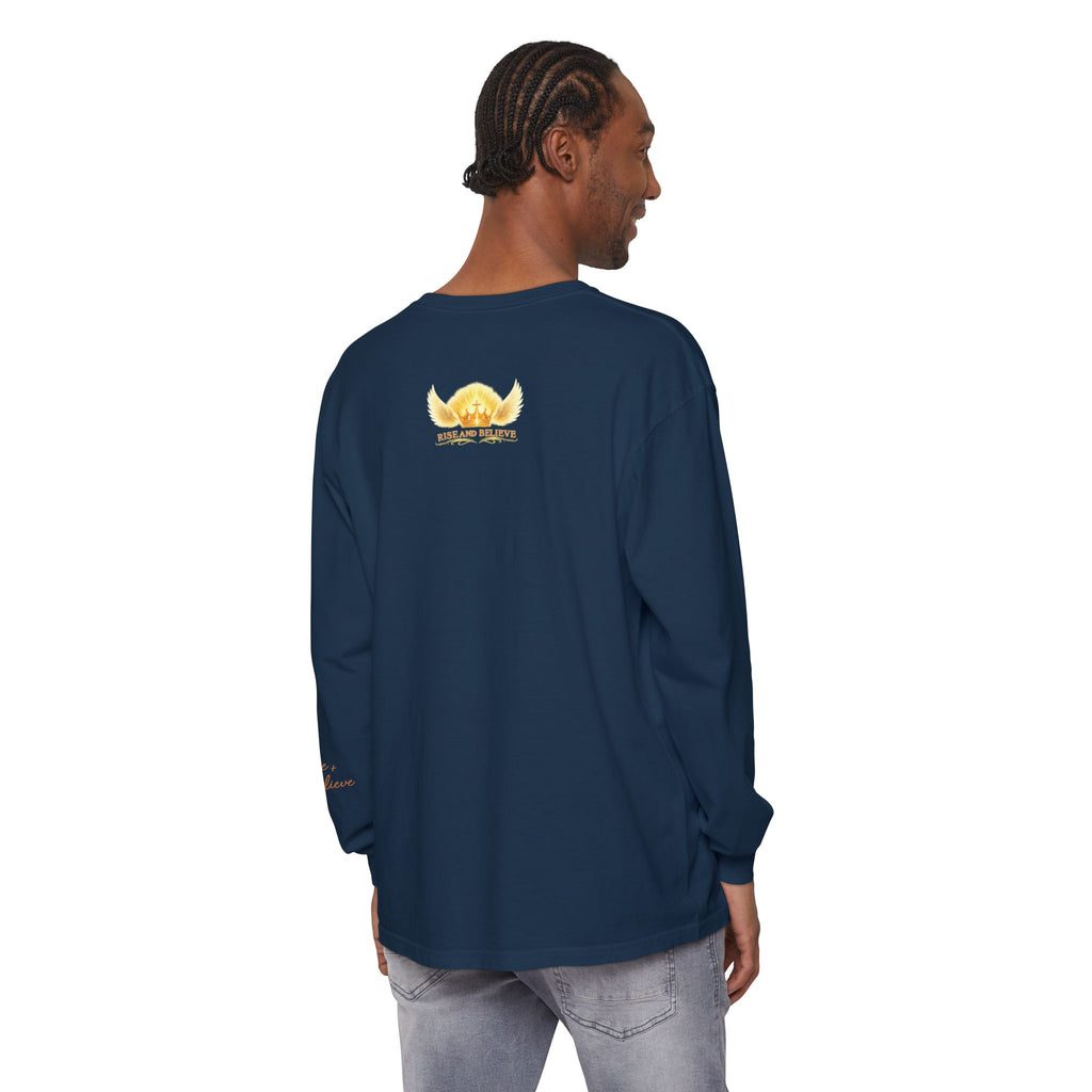 Unisex Garment-dyed Long Sleeve T-Shirt