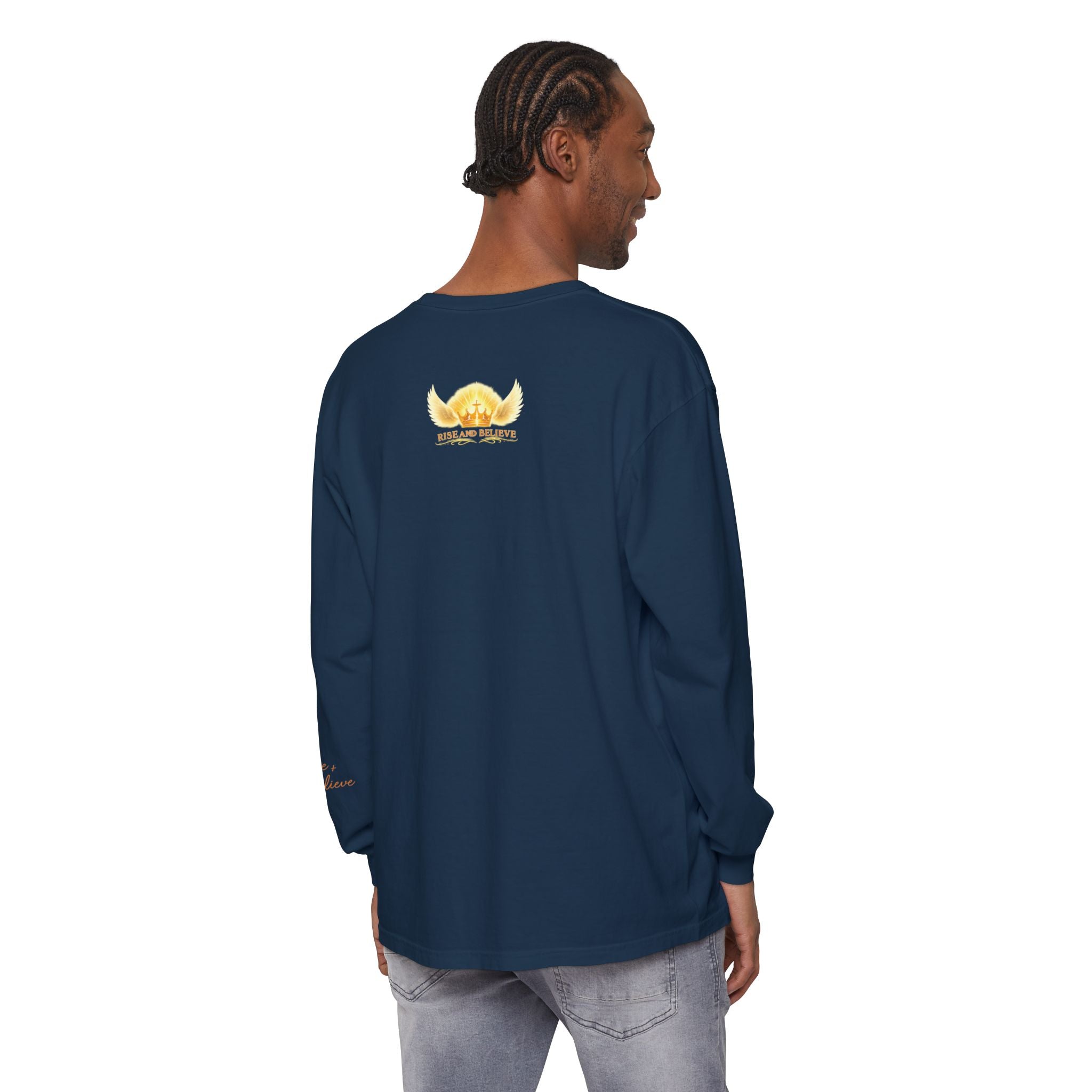 Unisex Garment-dyed Long Sleeve T-Shirt