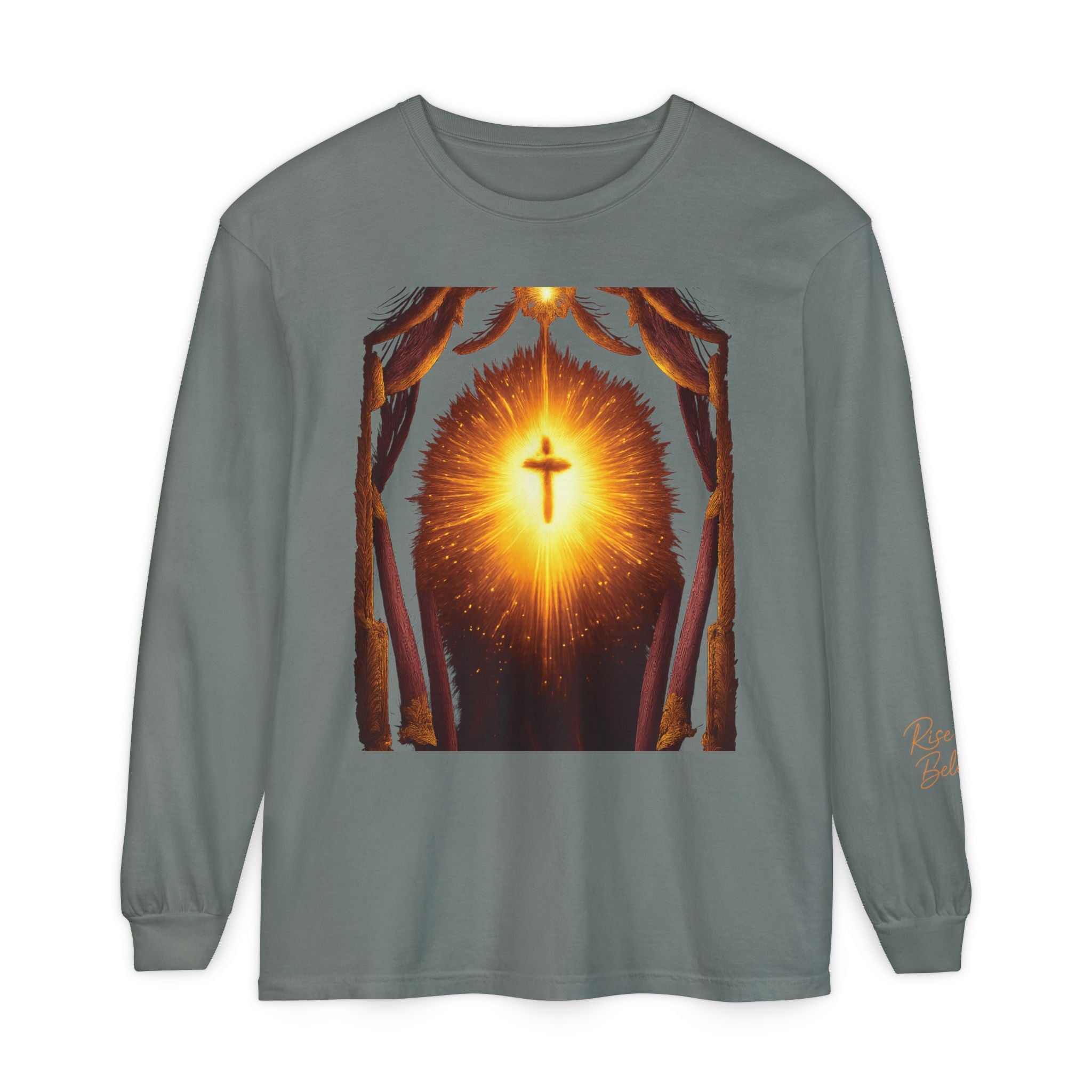 Unisex Garment-dyed Long Sleeve T-Shirt