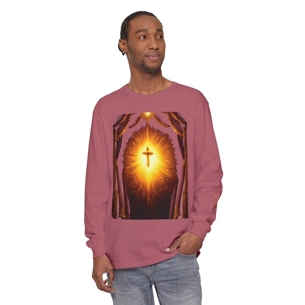 Unisex Garment-dyed Long Sleeve T-Shirt