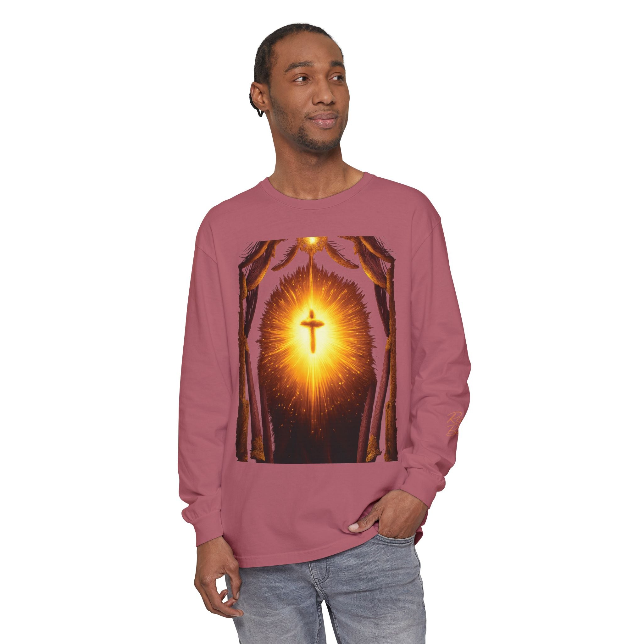 Unisex Garment-dyed Long Sleeve T-Shirt