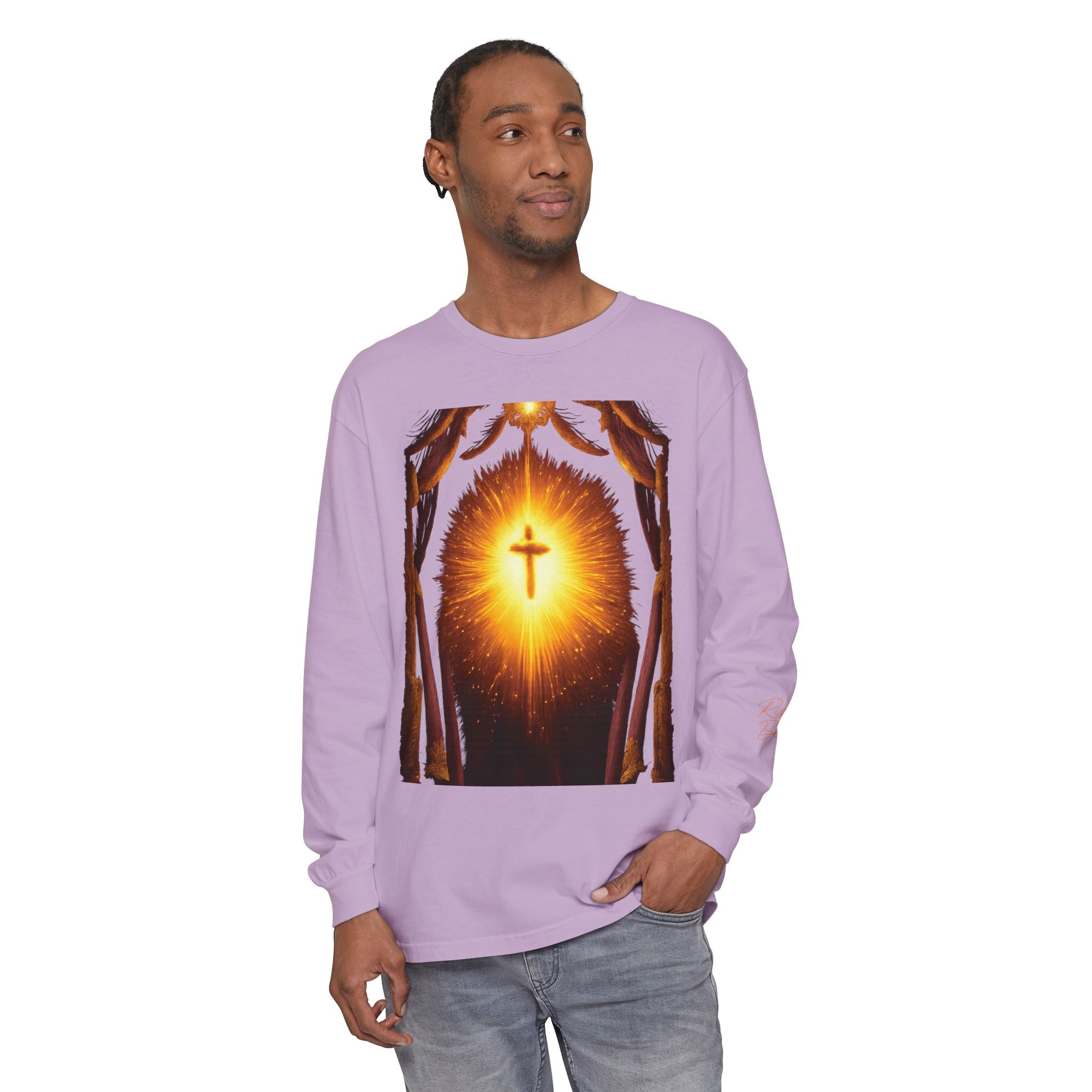 Unisex Garment-dyed Long Sleeve T-Shirt
