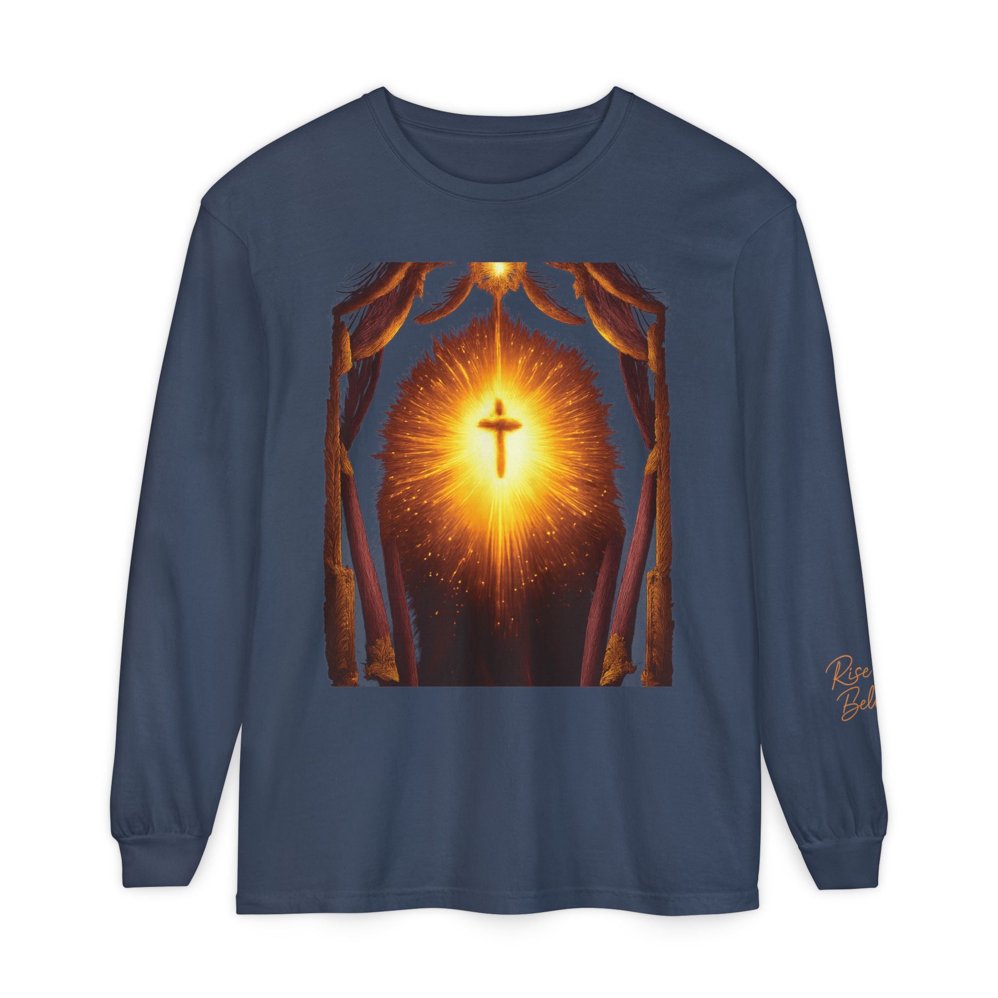Unisex Garment-dyed Long Sleeve T-Shirt