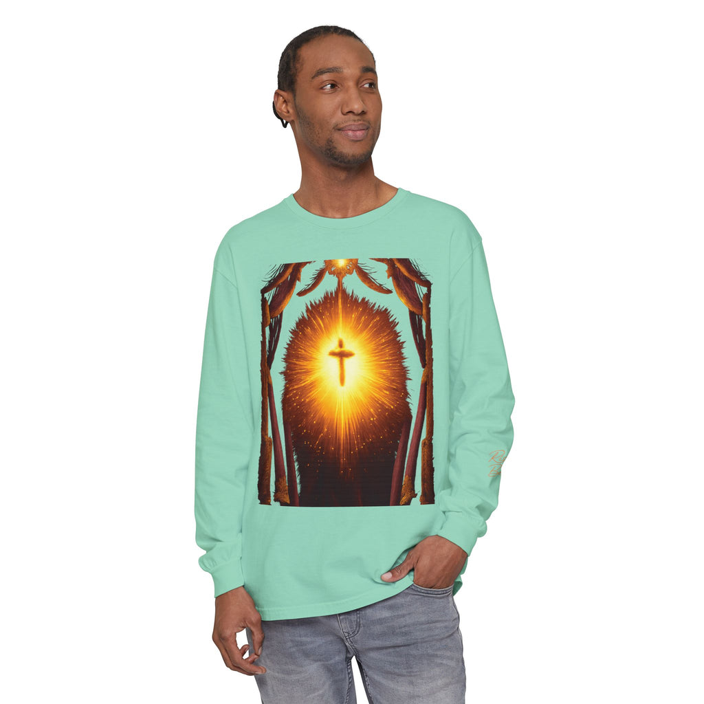 Unisex Garment-dyed Long Sleeve T-Shirt