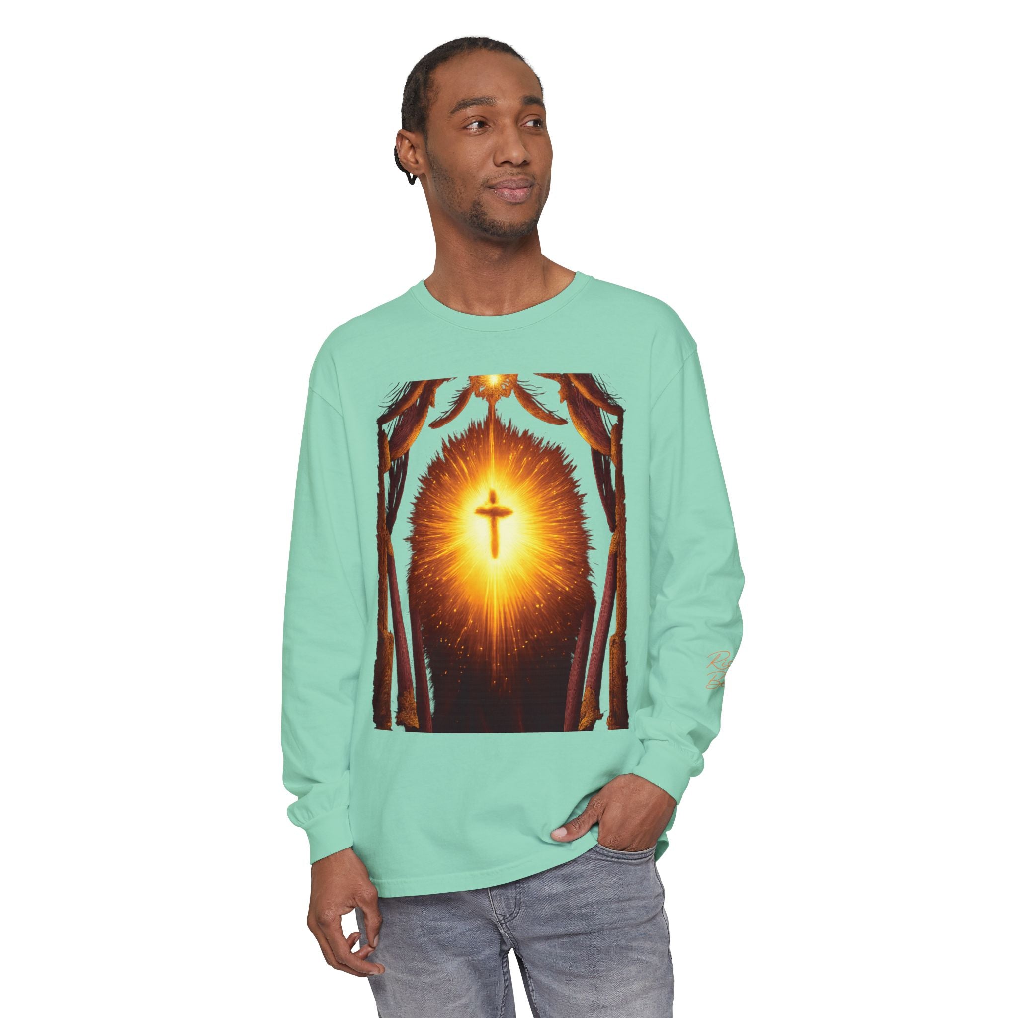 Unisex Garment-dyed Long Sleeve T-Shirt