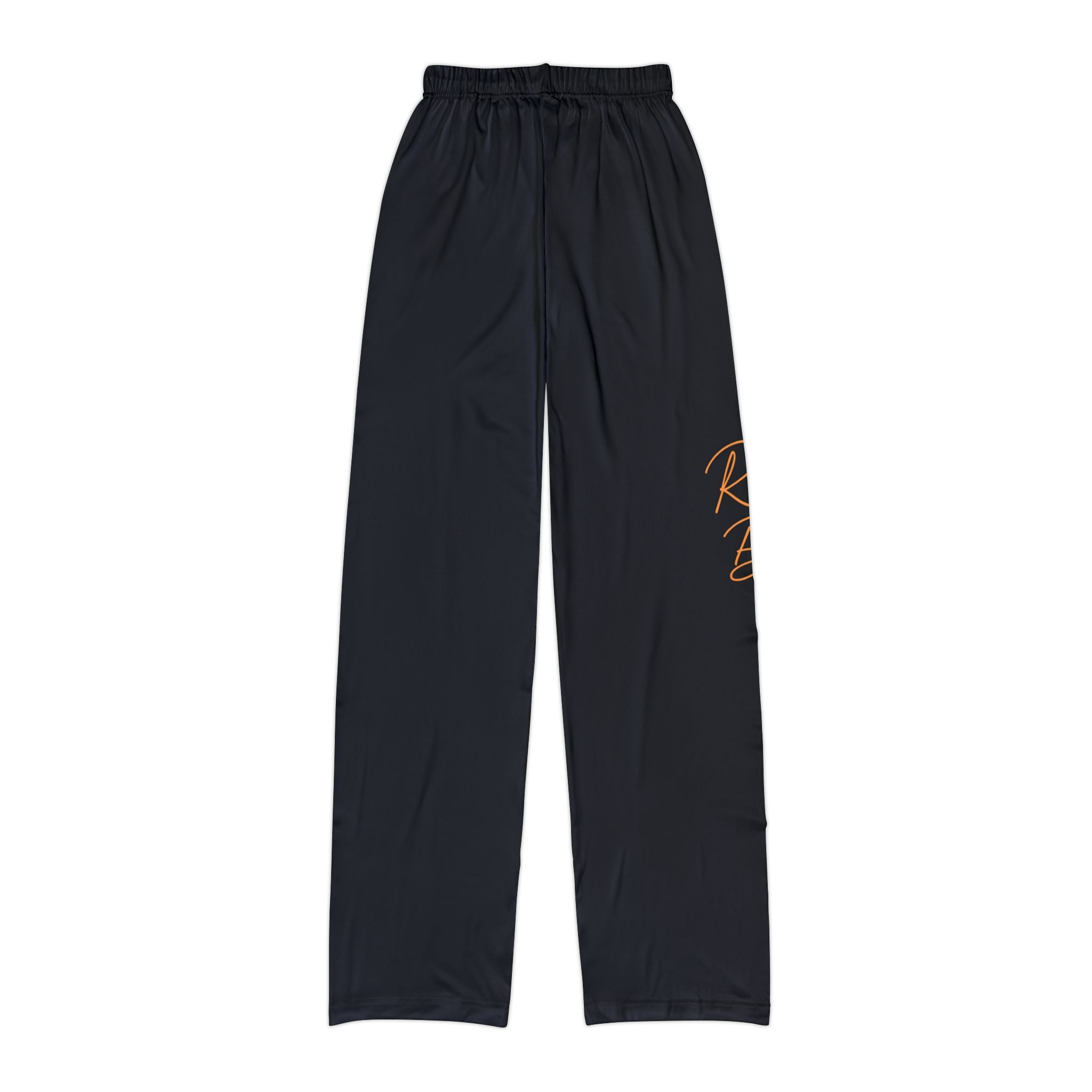 Kids Lounge Pants — 'Ride & Believe' Black Athletic Relaxed Joggers