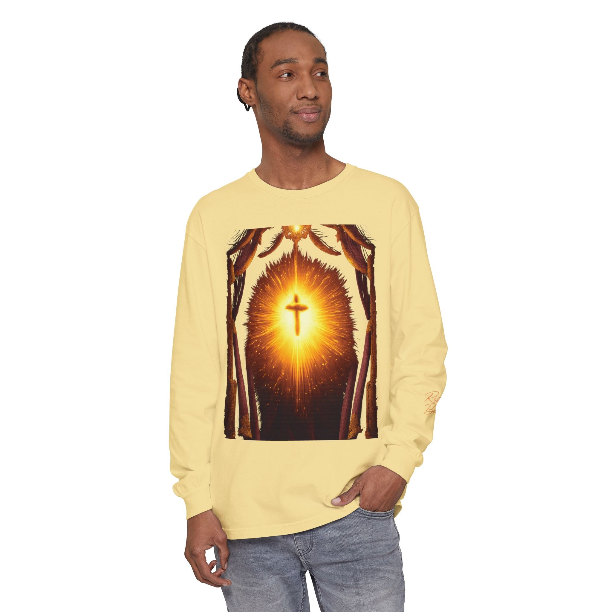 Unisex Garment-dyed Long Sleeve T-Shirt