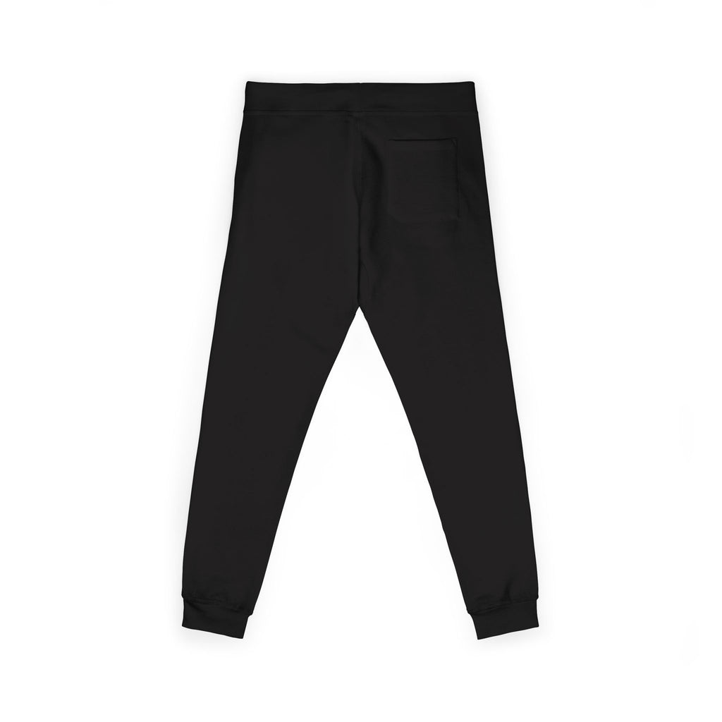 Embroidered Sunflower Fleece Sweatpants — Cozy White Joggers