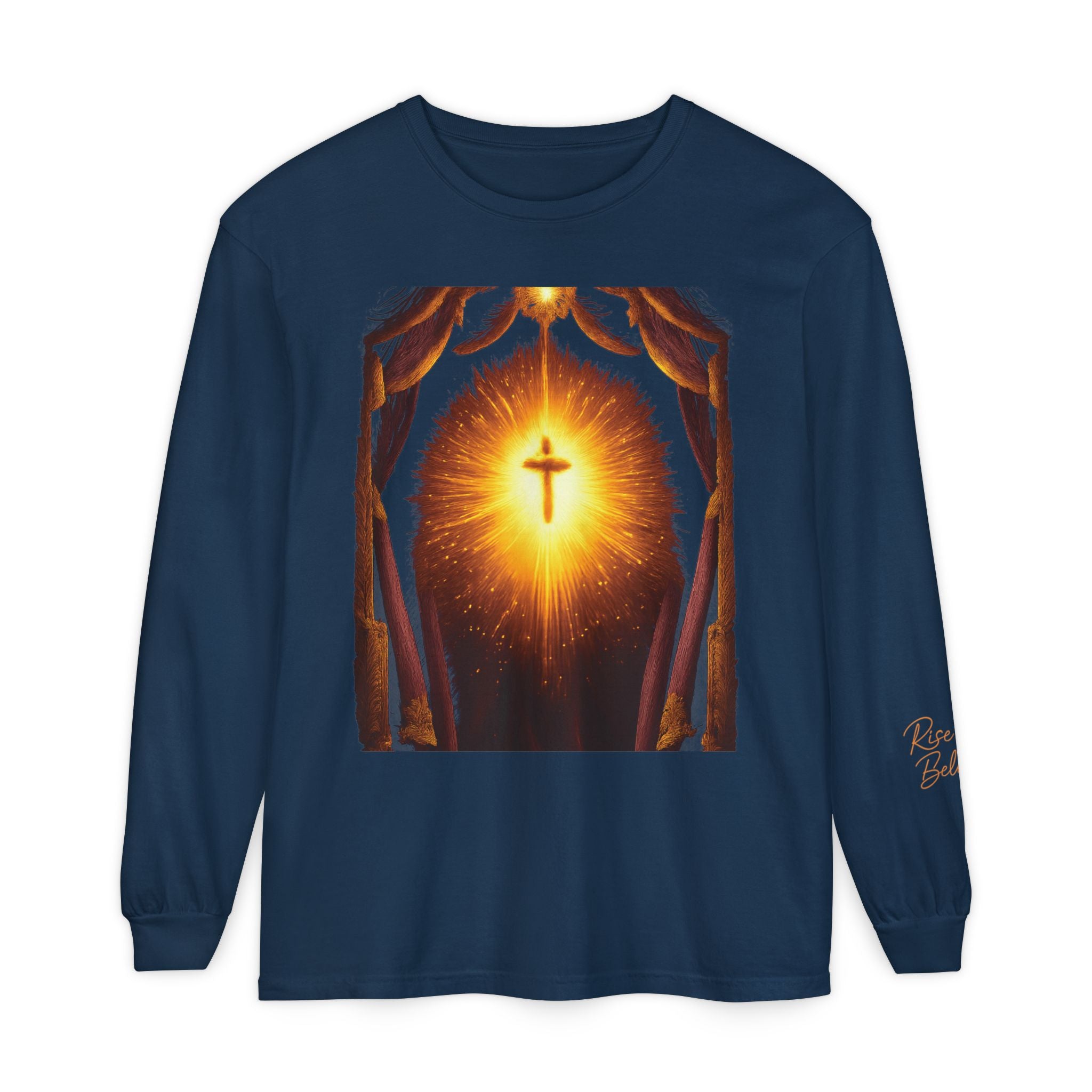 Unisex Garment-dyed Long Sleeve T-Shirt