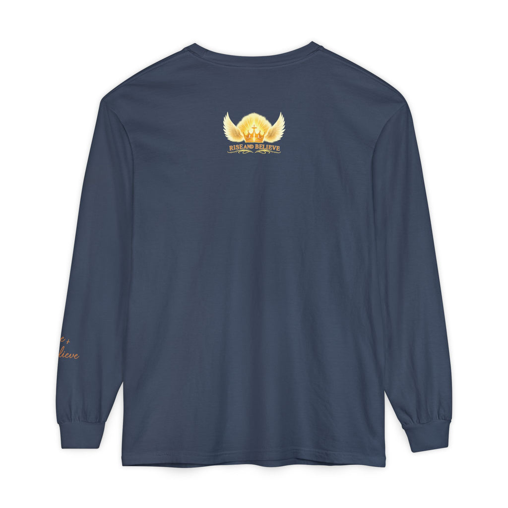 Unisex Garment-dyed Long Sleeve T-Shirt