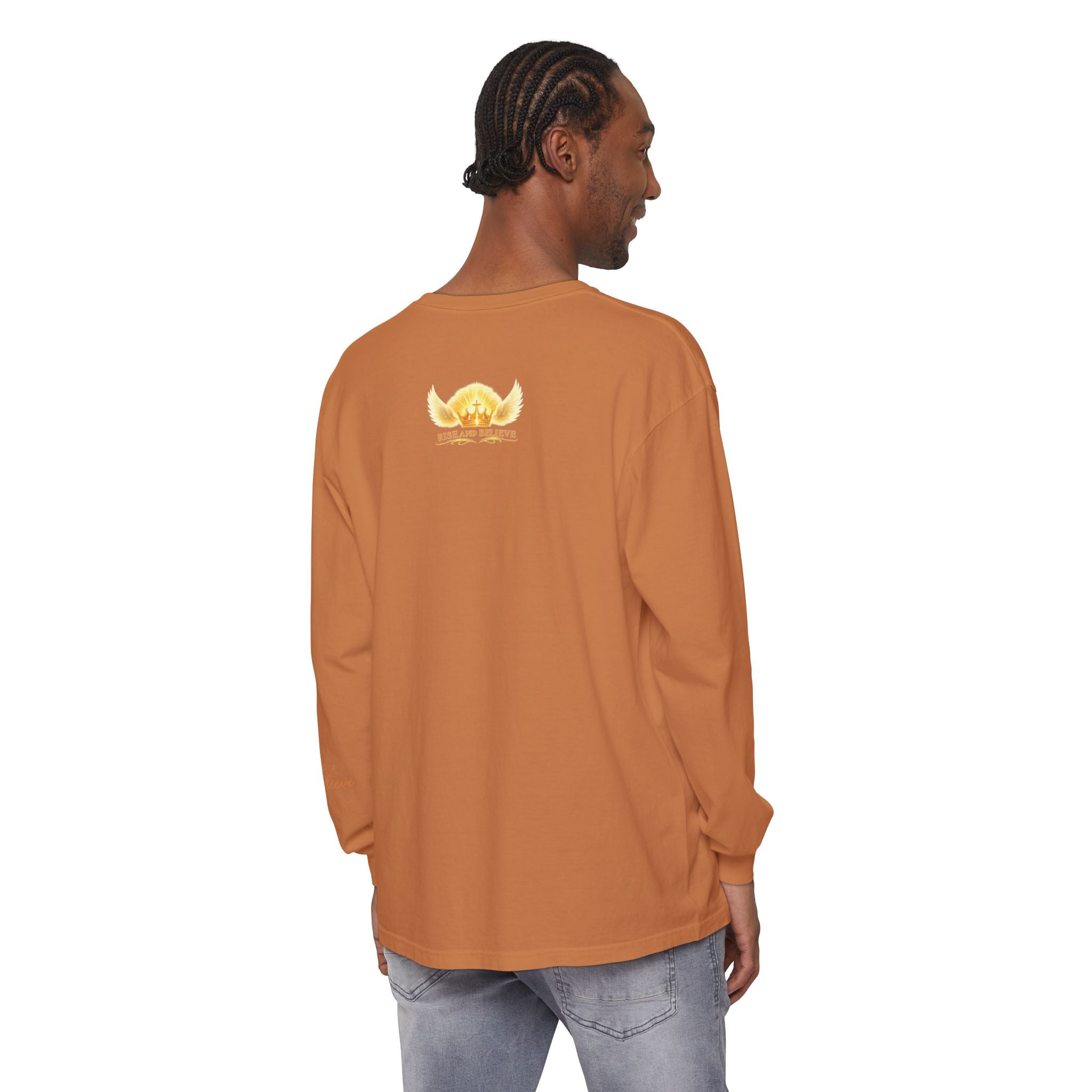 Unisex Garment-dyed Long Sleeve T-Shirt