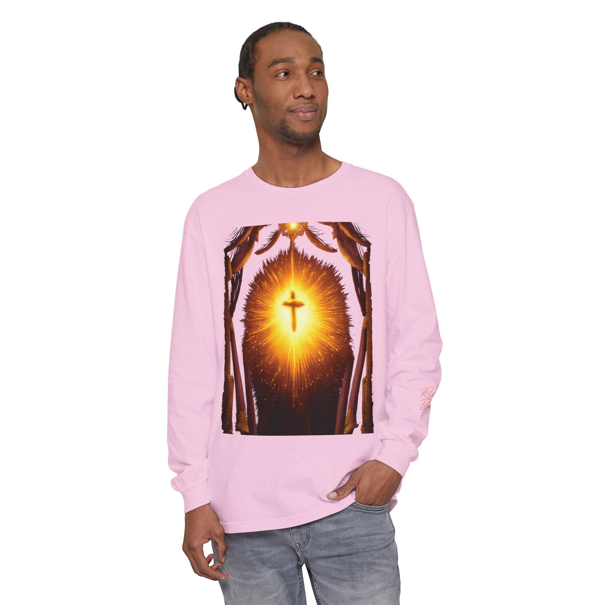 Unisex Garment-dyed Long Sleeve T-Shirt