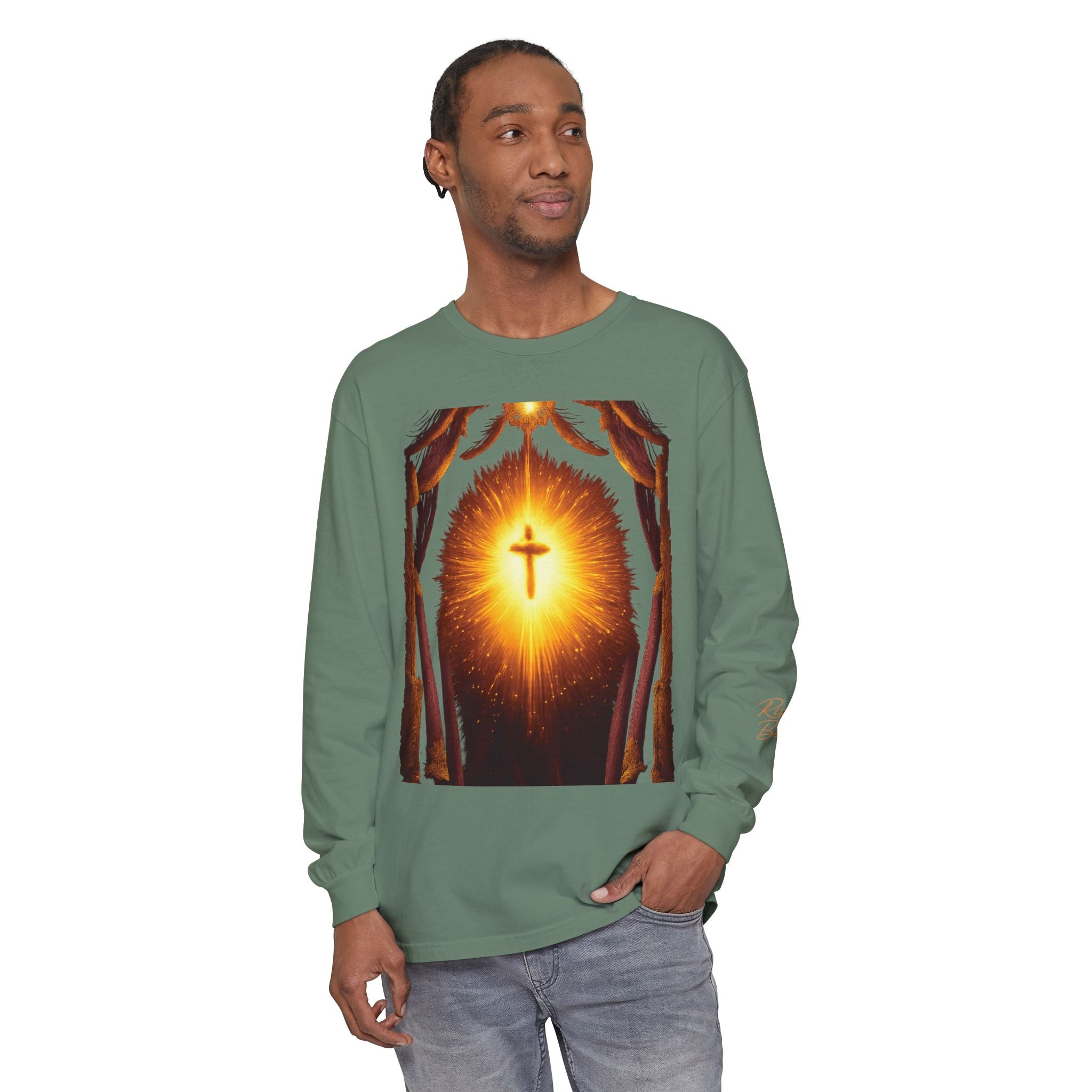 Unisex Garment-dyed Long Sleeve T-Shirt