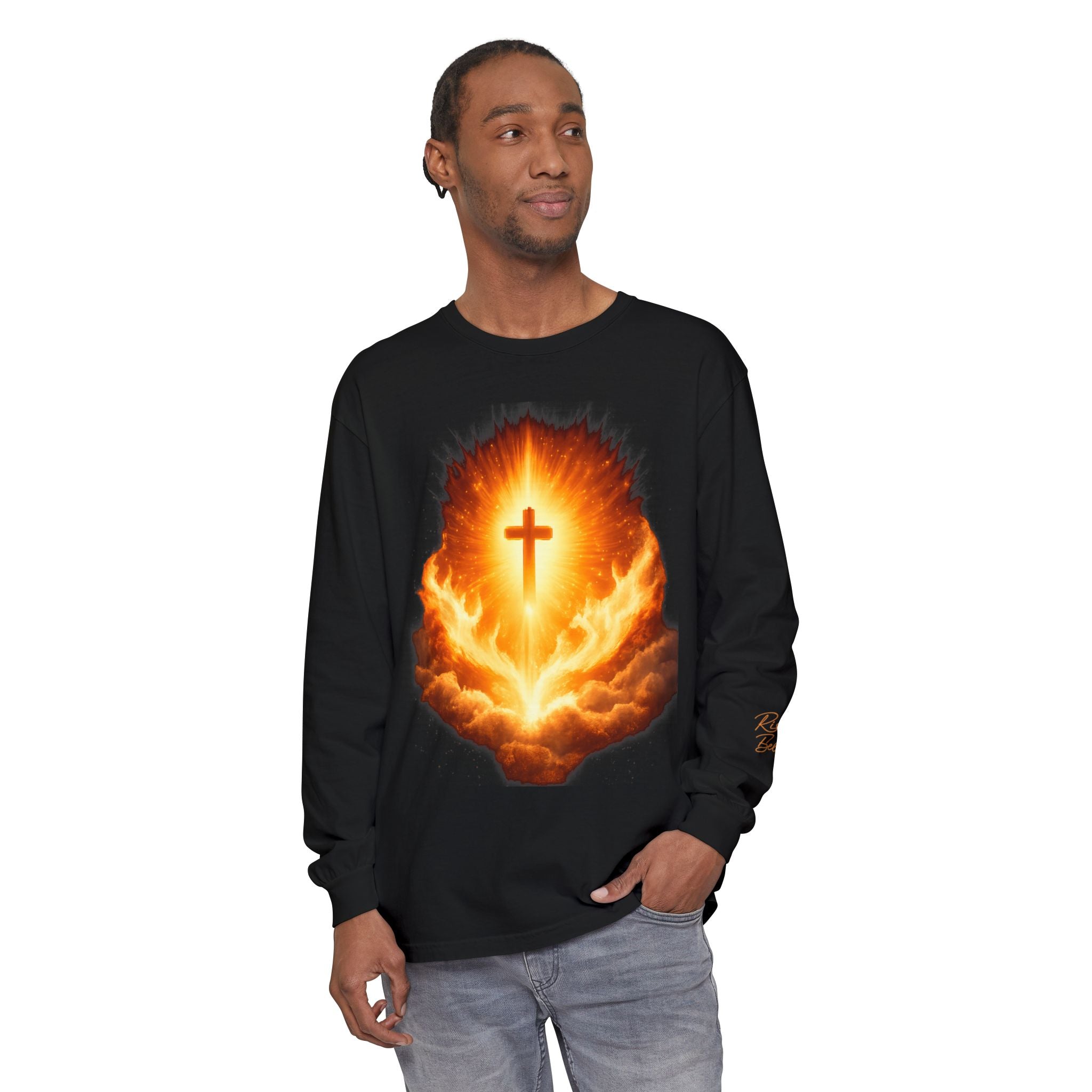 Unisex Garment-dyed Long Sleeve T-Shirt