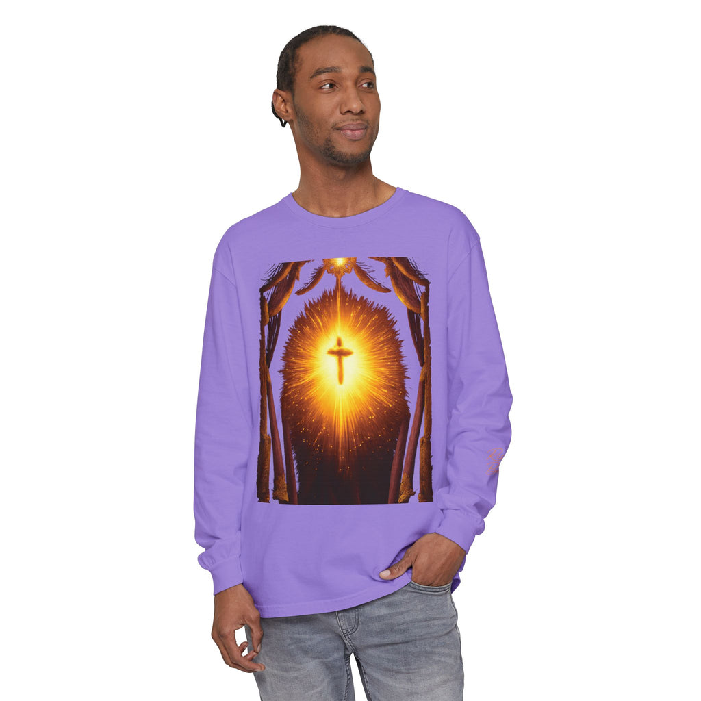 Unisex Garment-dyed Long Sleeve T-Shirt