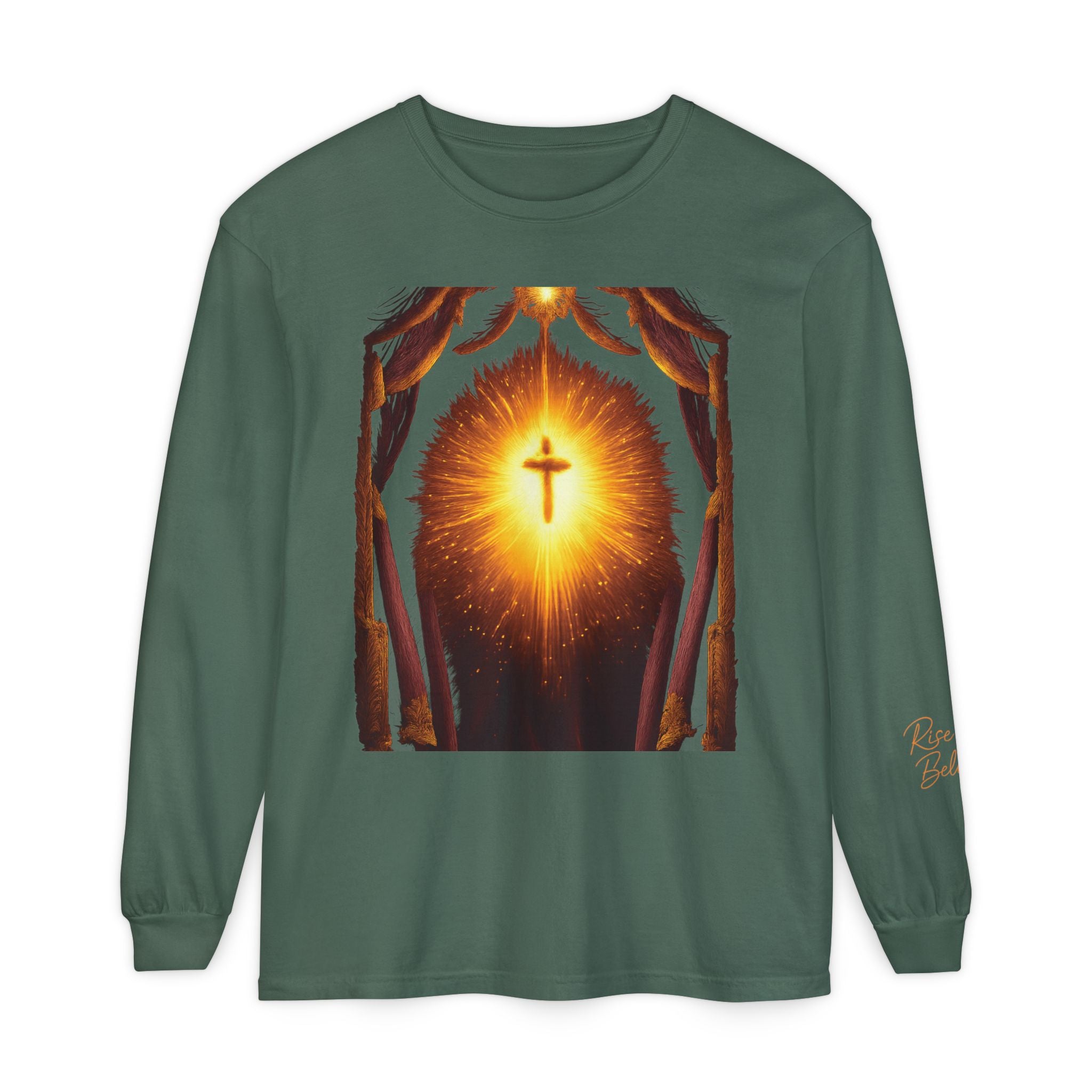 Unisex Garment-dyed Long Sleeve T-Shirt