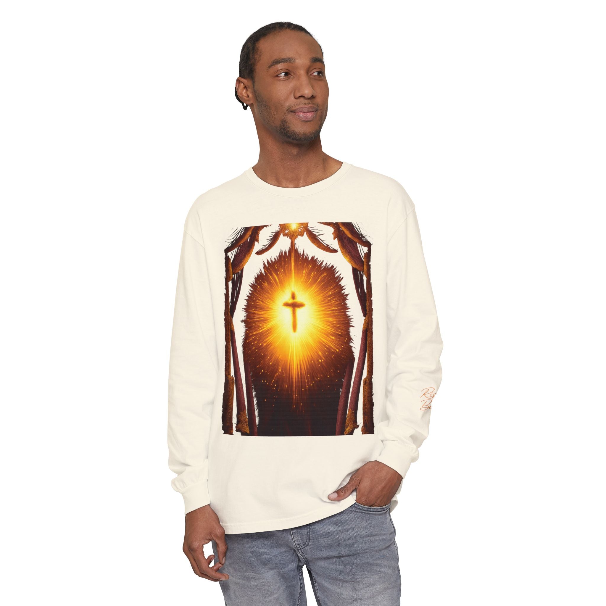 Unisex Garment-dyed Long Sleeve T-Shirt