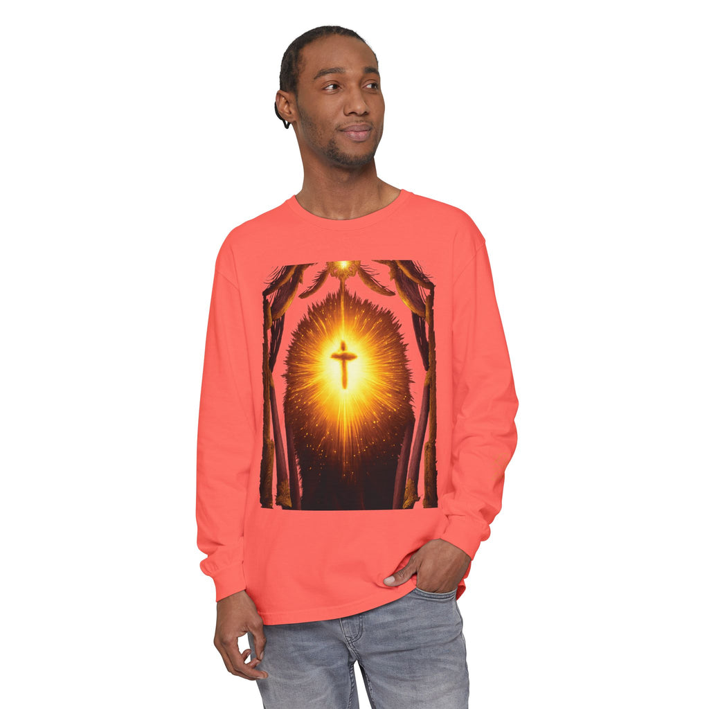 Unisex Garment-dyed Long Sleeve T-Shirt