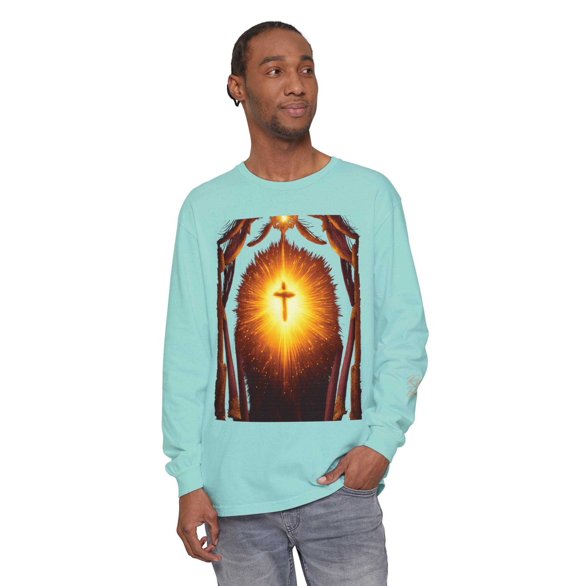 Unisex Garment-dyed Long Sleeve T-Shirt