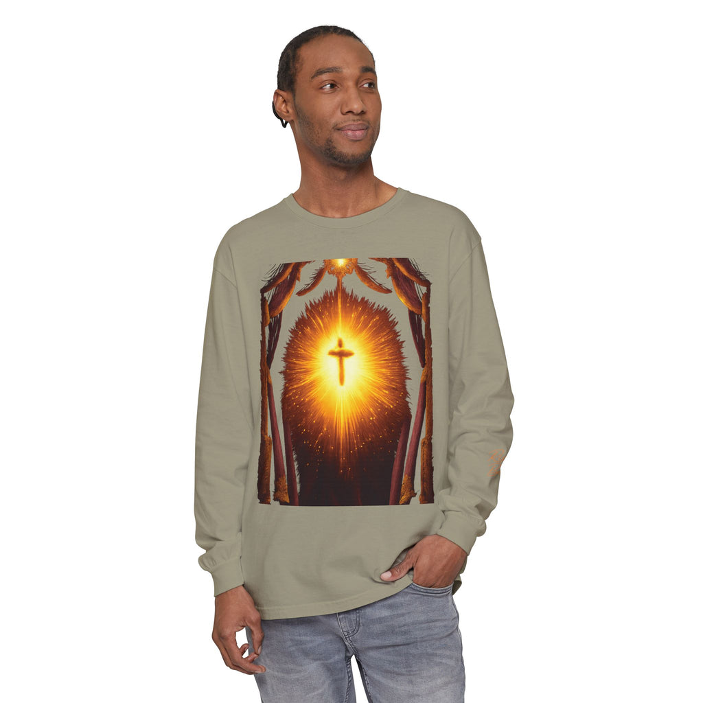 Unisex Garment-dyed Long Sleeve T-Shirt