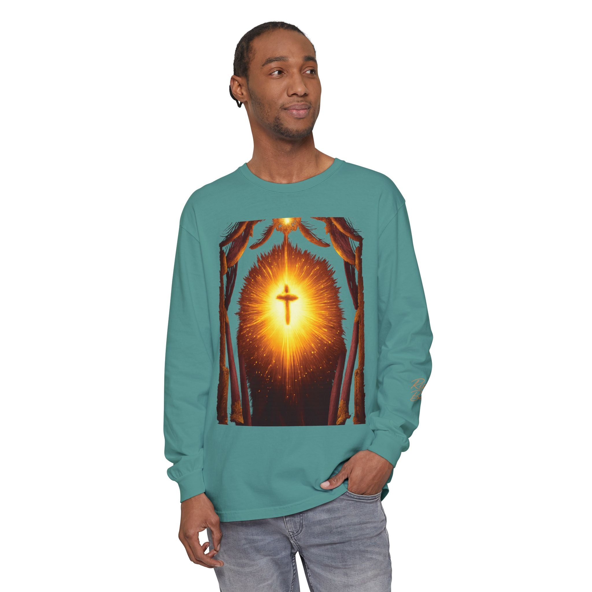 Unisex Garment-dyed Long Sleeve T-Shirt