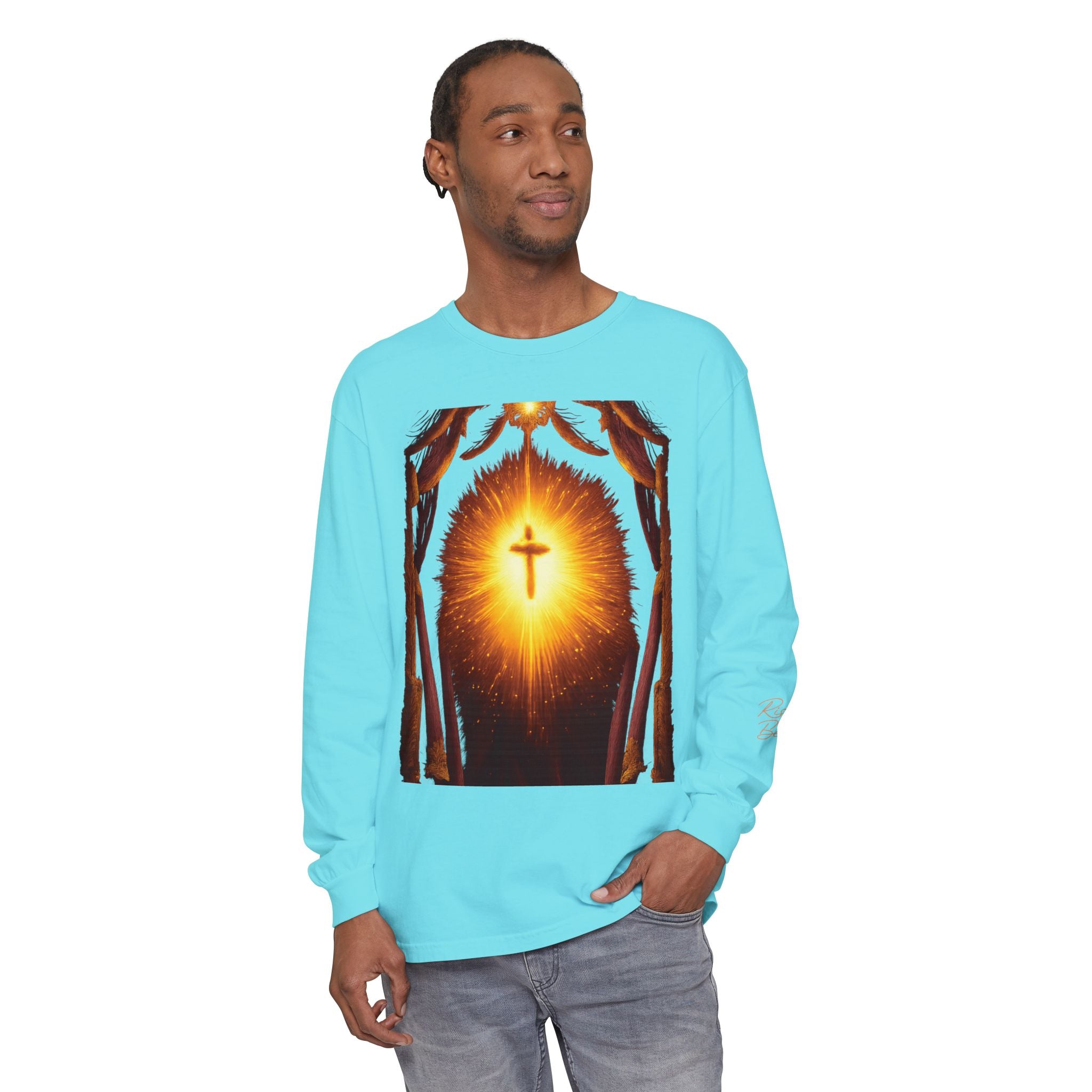 Unisex Garment-dyed Long Sleeve T-Shirt