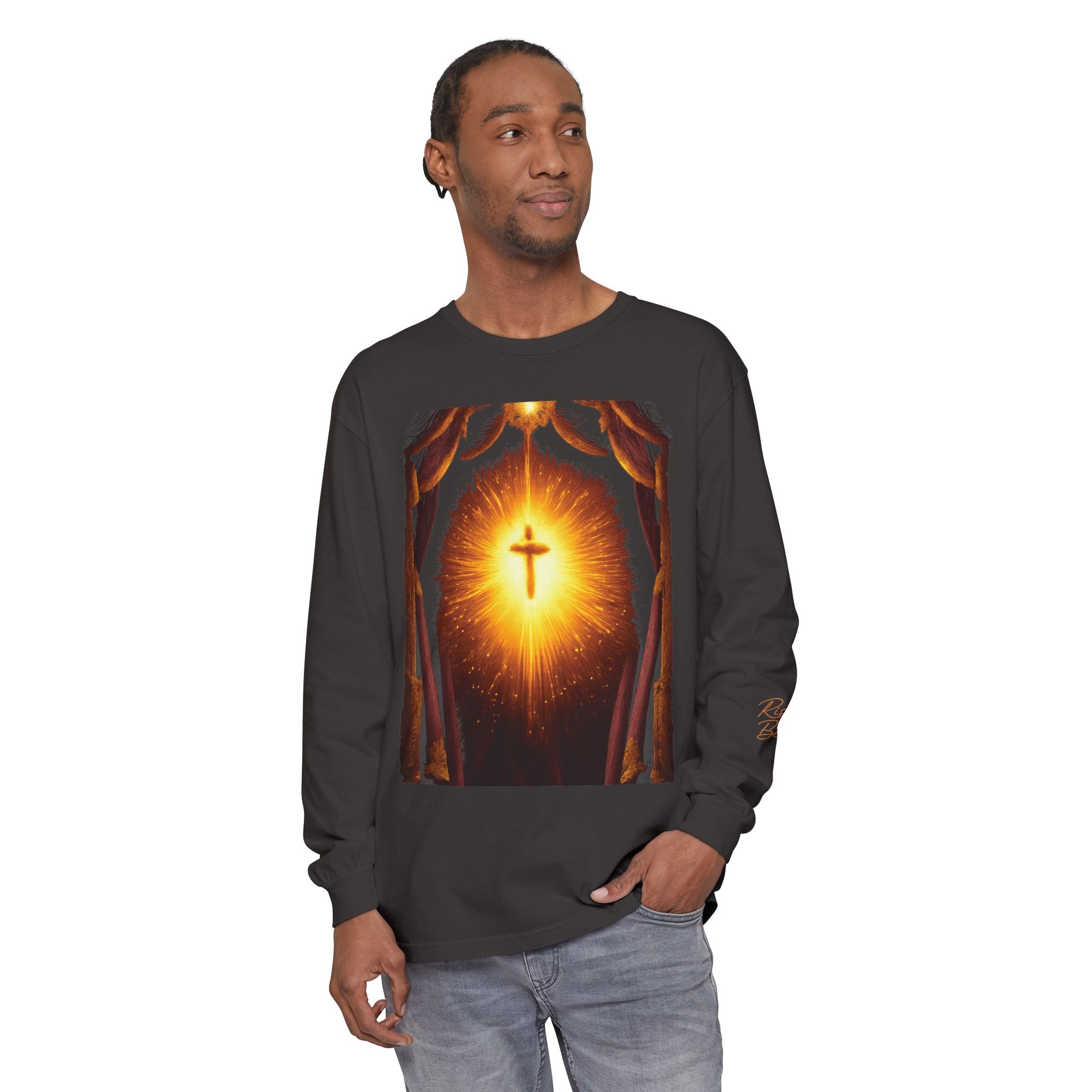 Unisex Garment-dyed Long Sleeve T-Shirt