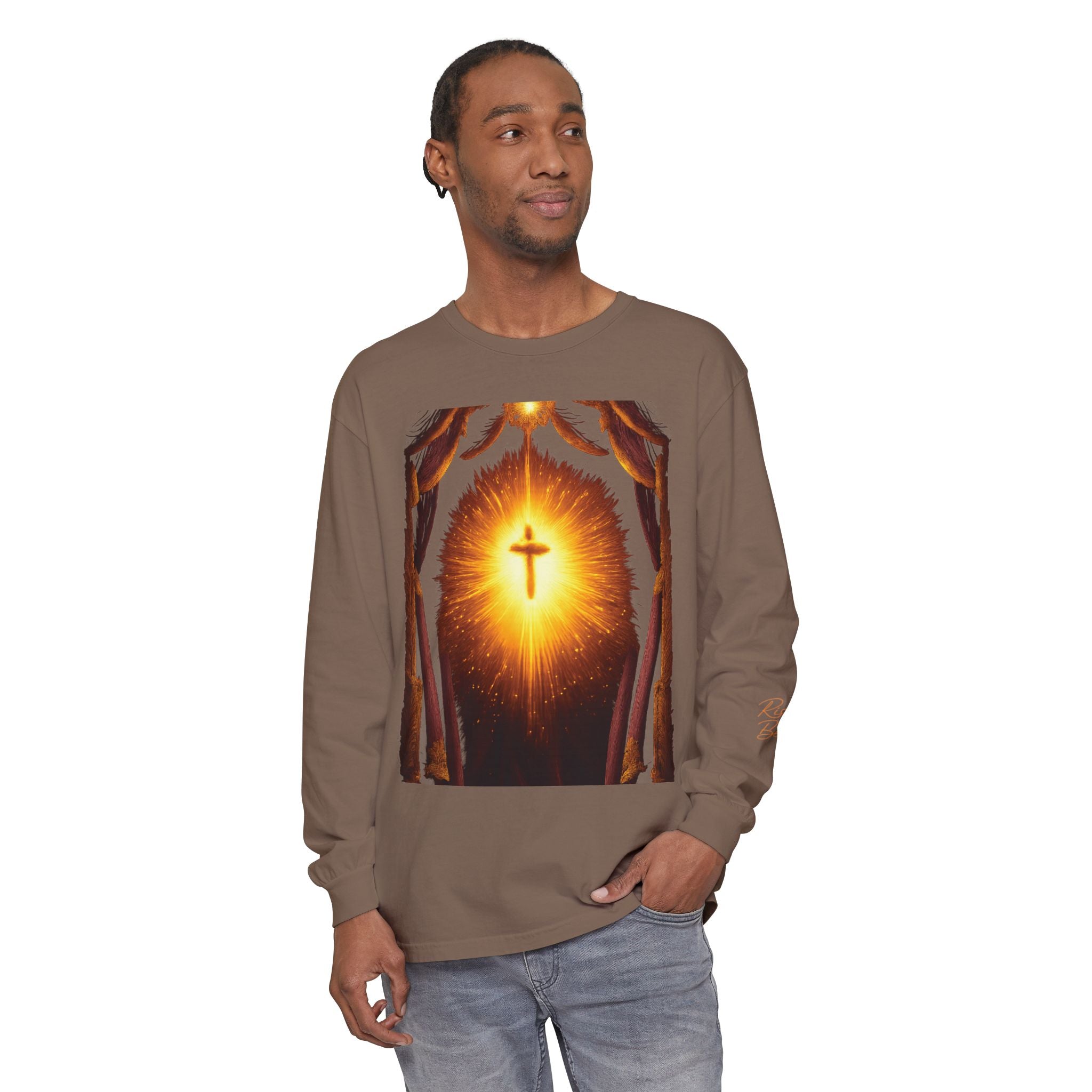 Unisex Garment-dyed Long Sleeve T-Shirt