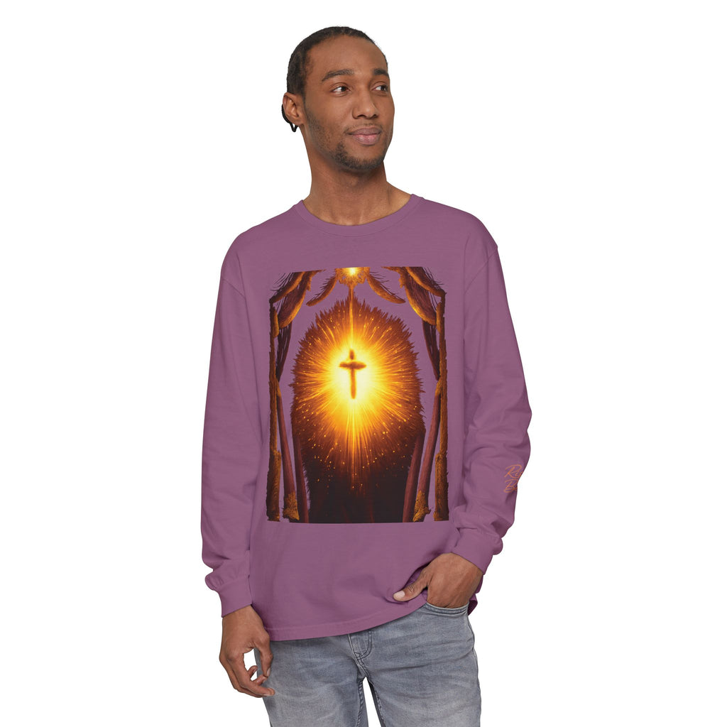 Unisex Garment-dyed Long Sleeve T-Shirt