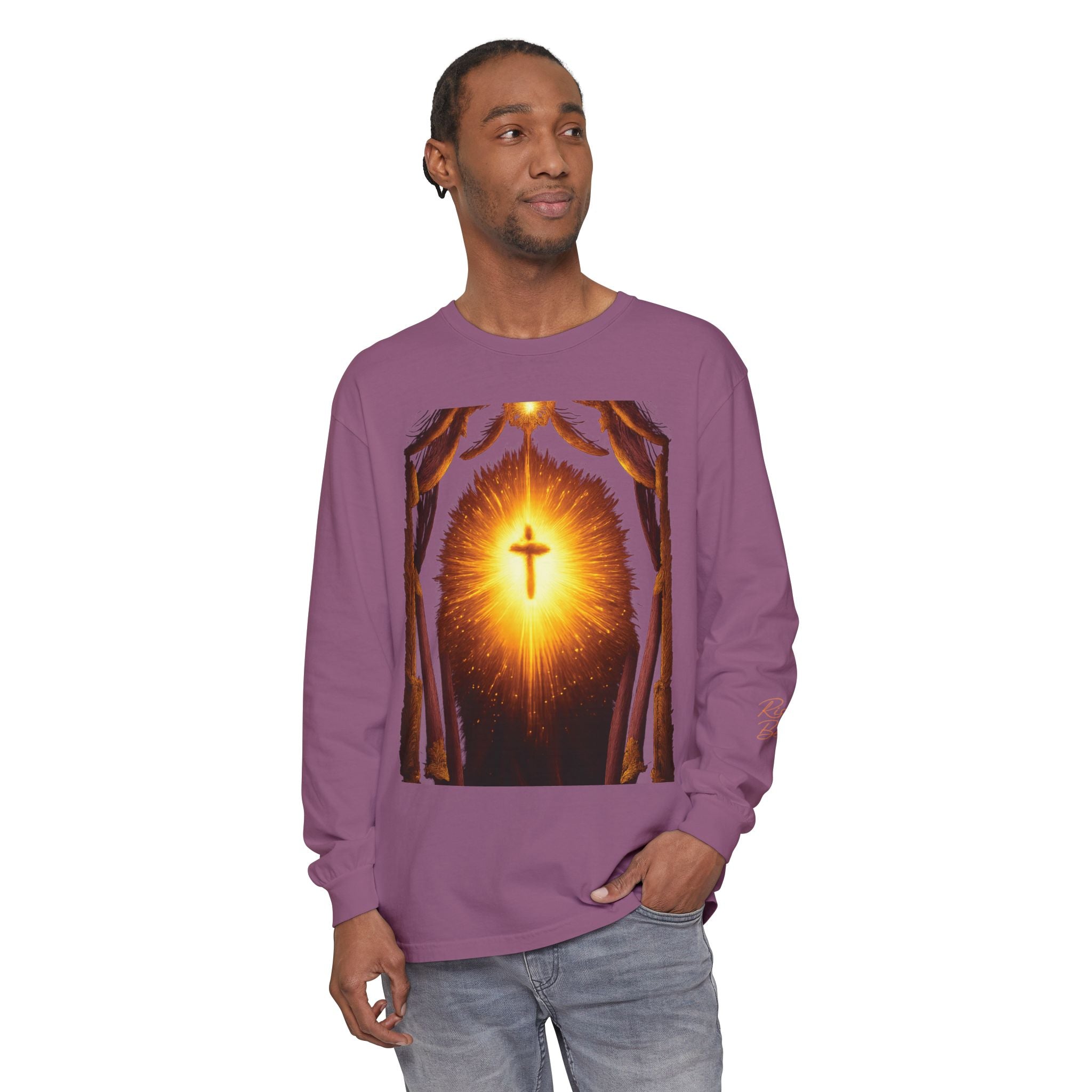 Unisex Garment-dyed Long Sleeve T-Shirt