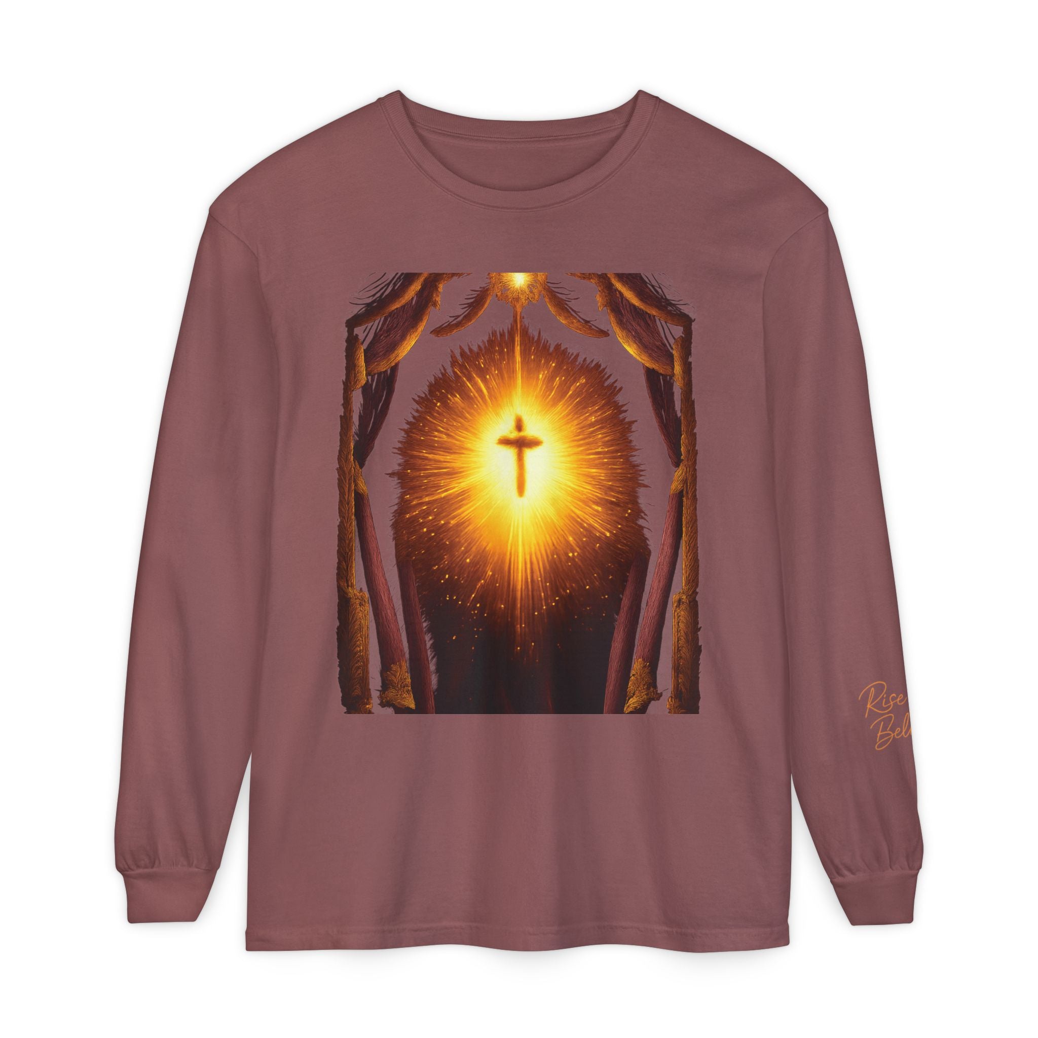Unisex Garment-dyed Long Sleeve T-Shirt