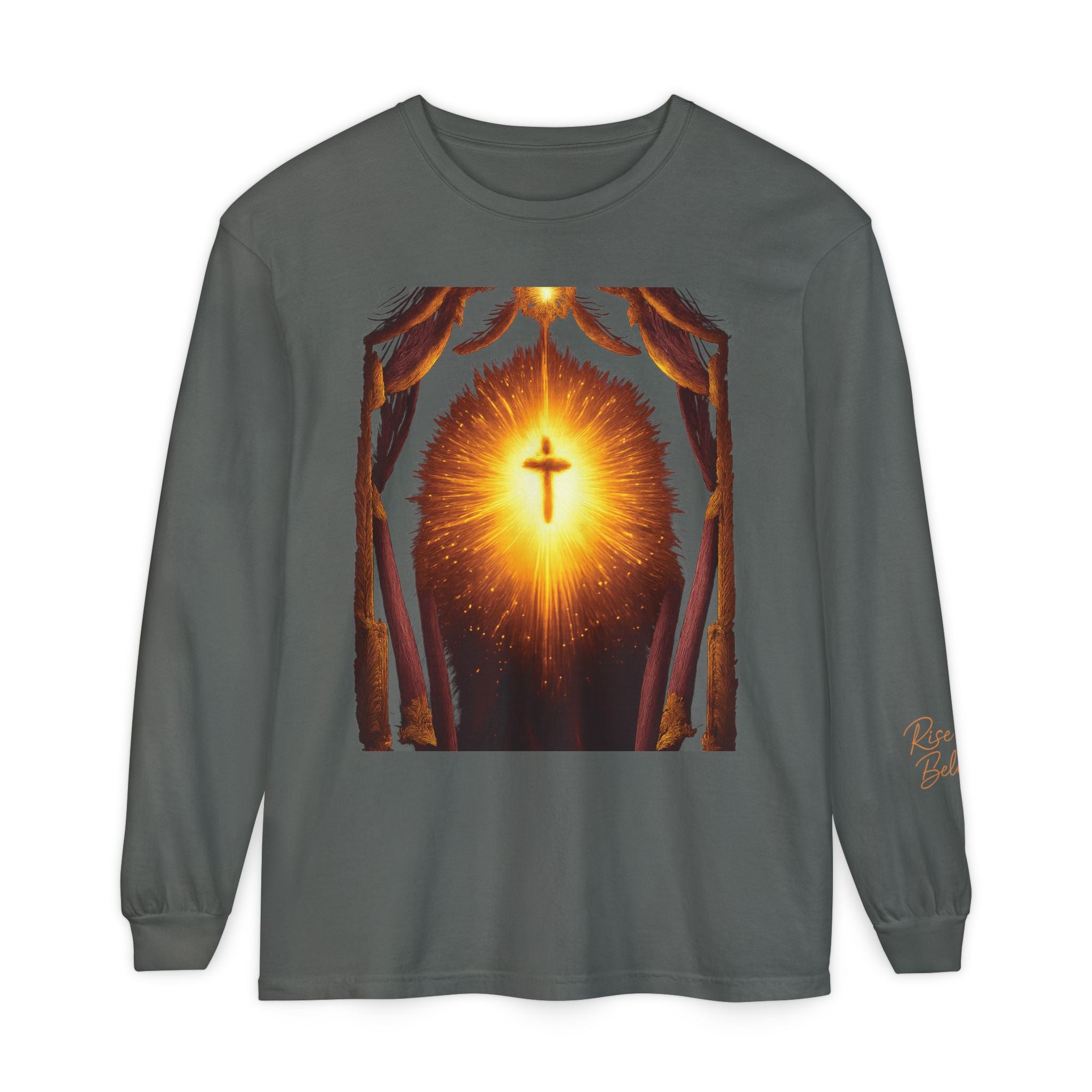 Unisex Garment-dyed Long Sleeve T-Shirt