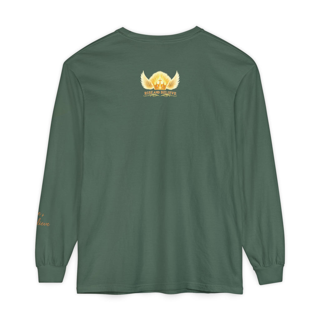 Unisex Garment-dyed Long Sleeve T-Shirt