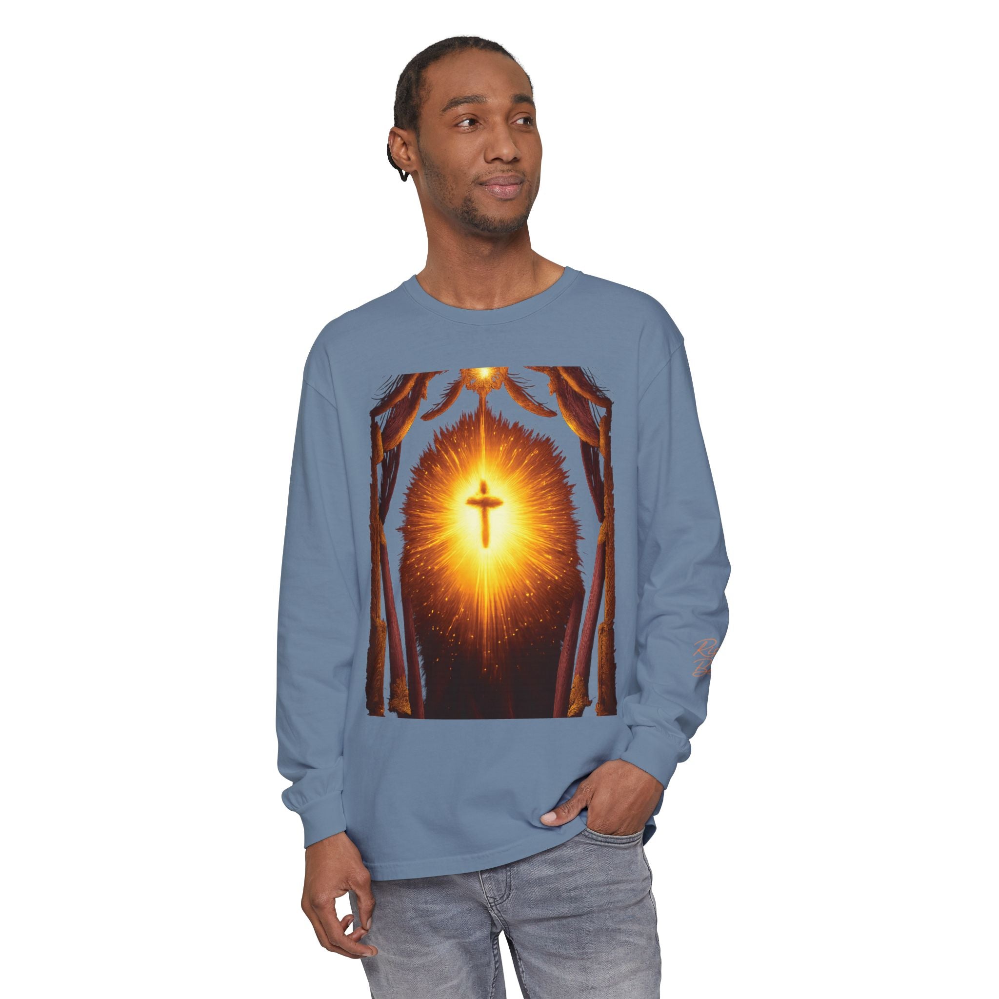 Unisex Garment-dyed Long Sleeve T-Shirt