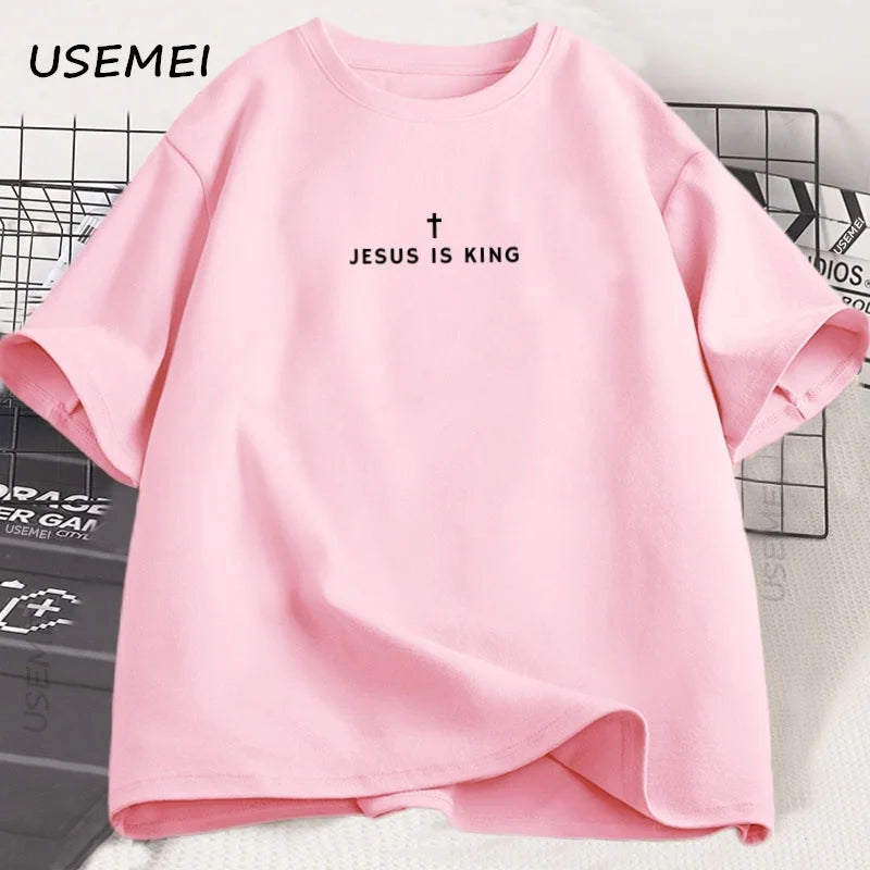Jesus Is King Christian Tee