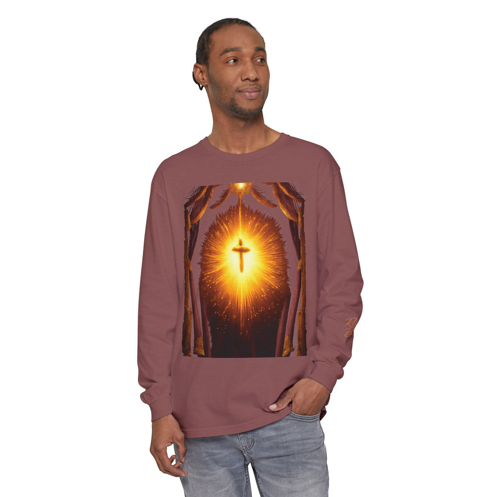 Unisex Garment-dyed Long Sleeve T-Shirt