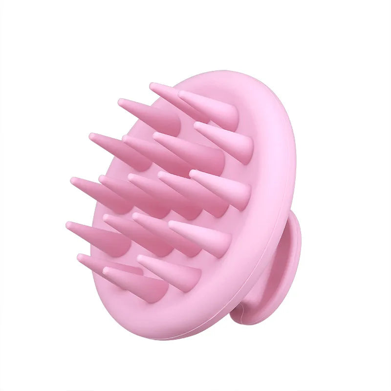 2-in-1 Silicone Scalp Massager & Shampoo Brush - Painless Hair Growth Stimulator for Shower, Gentle Head Spa Tool