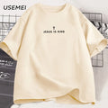 Jesus Is King Christian Tee
