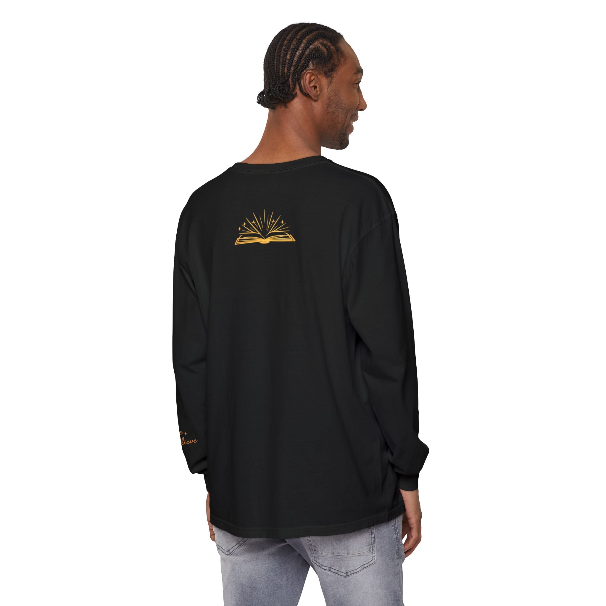 Unisex Garment-dyed Long Sleeve T-Shirt