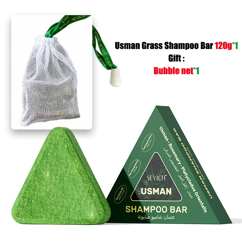 Herbal Hair Growth Shampoo Bar – Stronger Roots, Healthier Hair (120g)