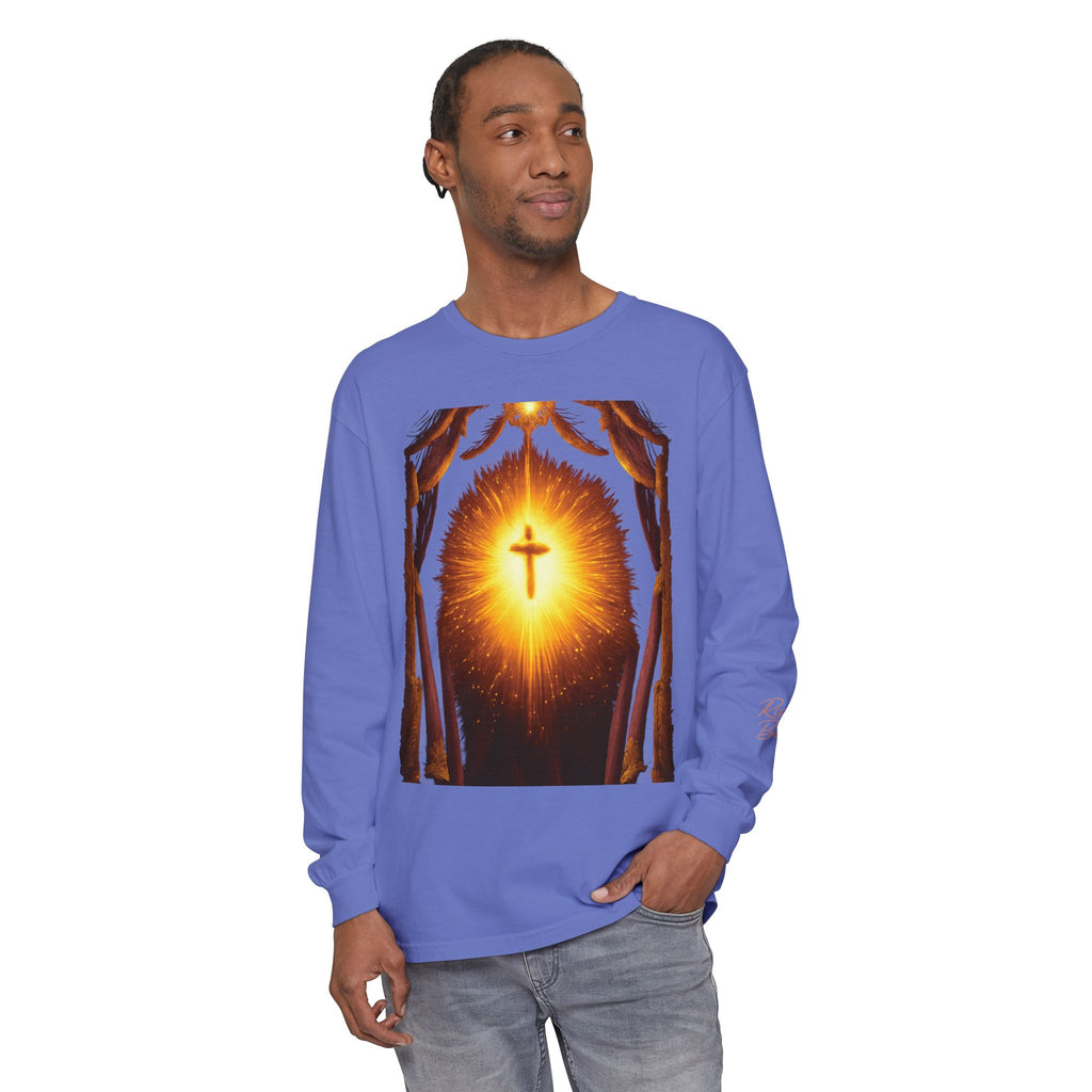 Unisex Garment-dyed Long Sleeve T-Shirt