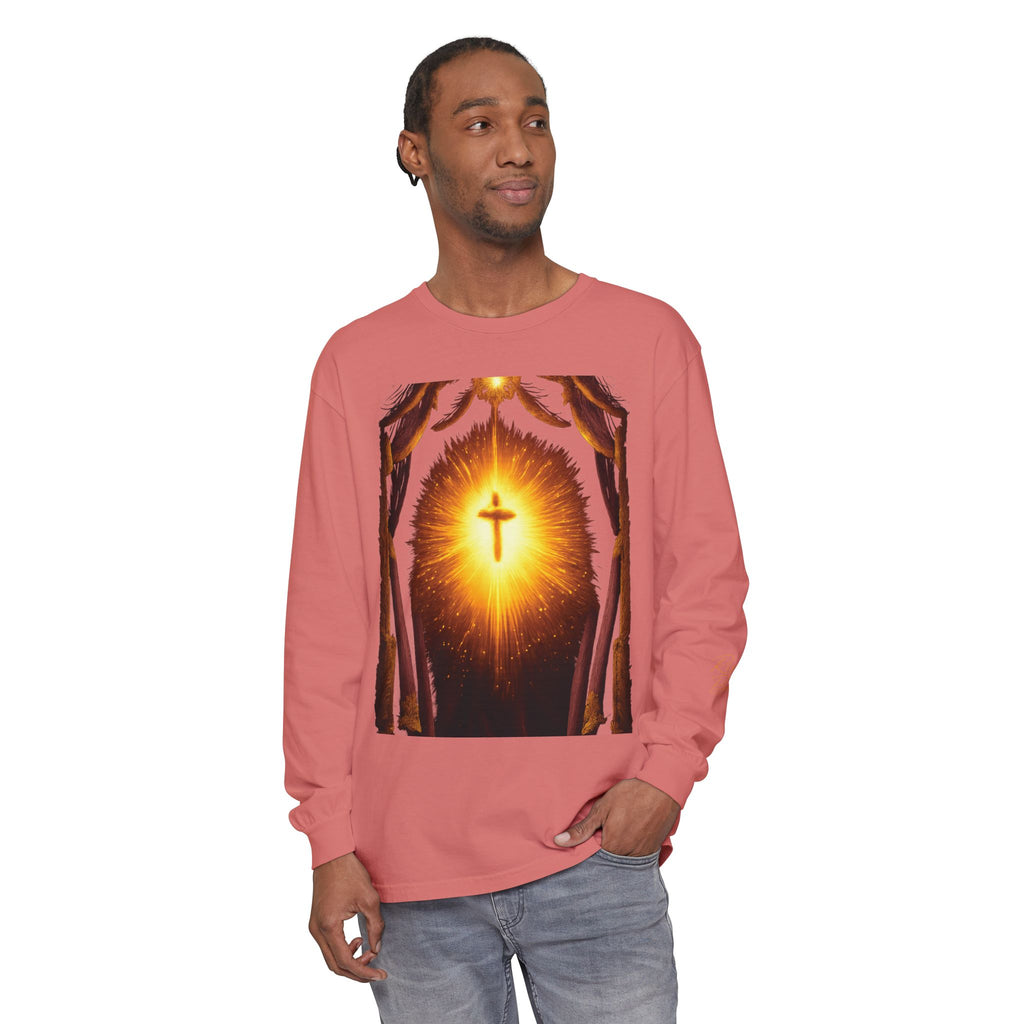 Unisex Garment-dyed Long Sleeve T-Shirt