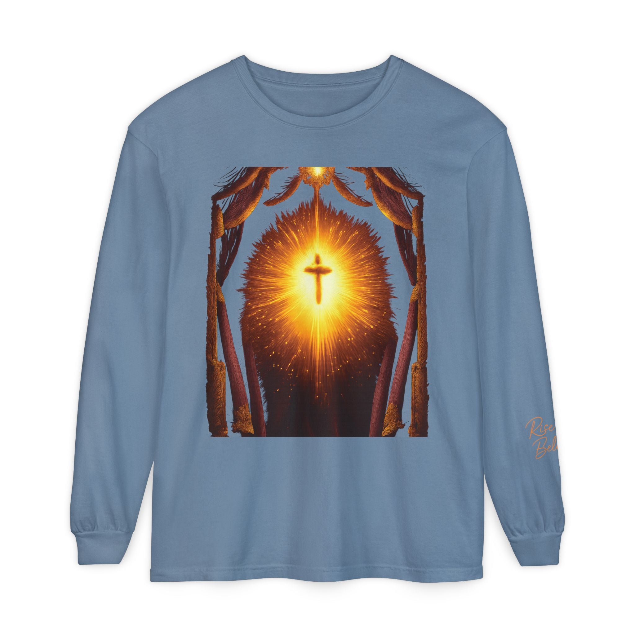 Unisex Garment-dyed Long Sleeve T-Shirt