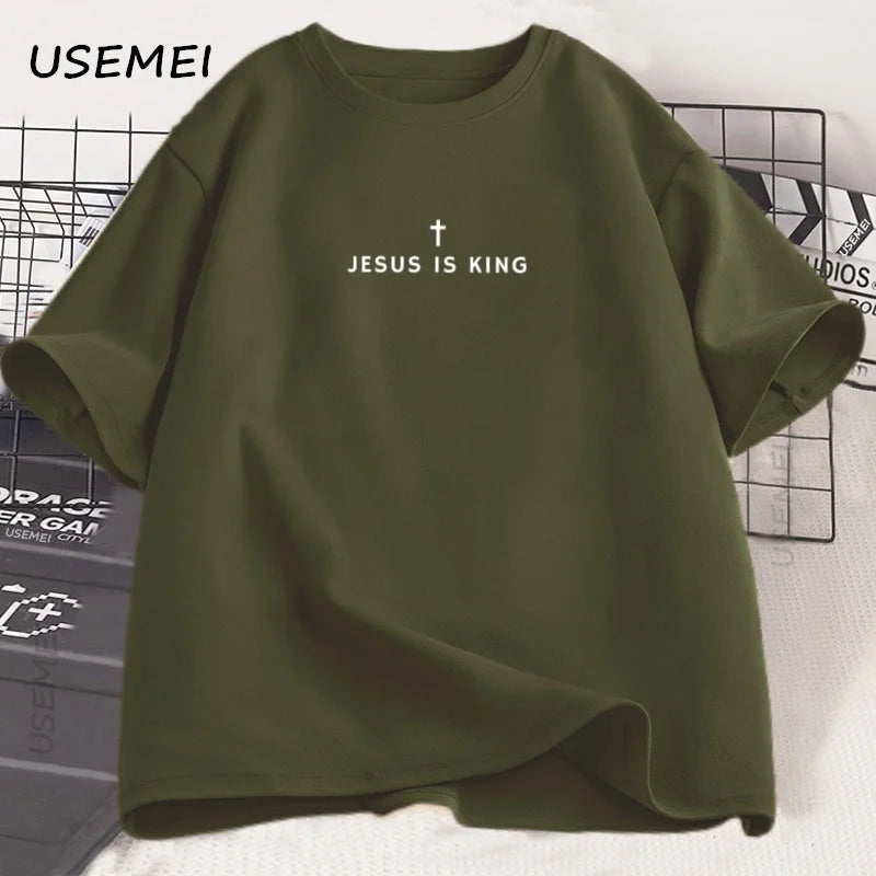 Jesus Is King Christian Tee