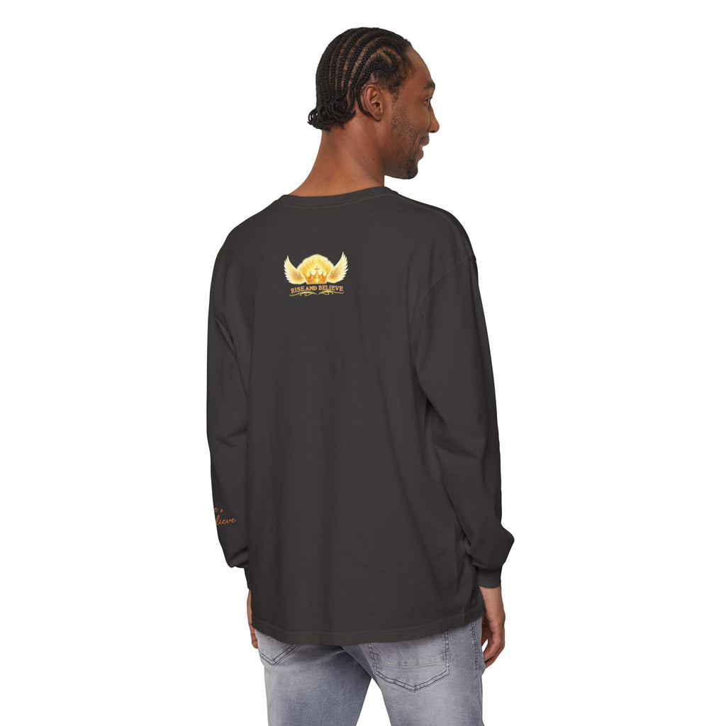 Unisex Garment-dyed Long Sleeve T-Shirt