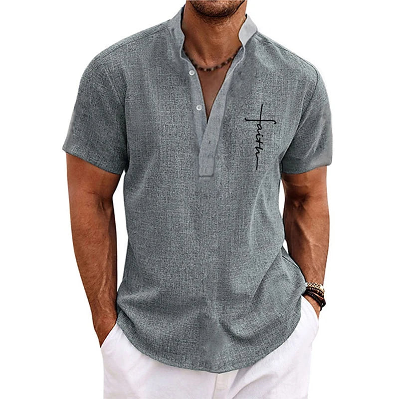 Men’s Faith Henley Tee