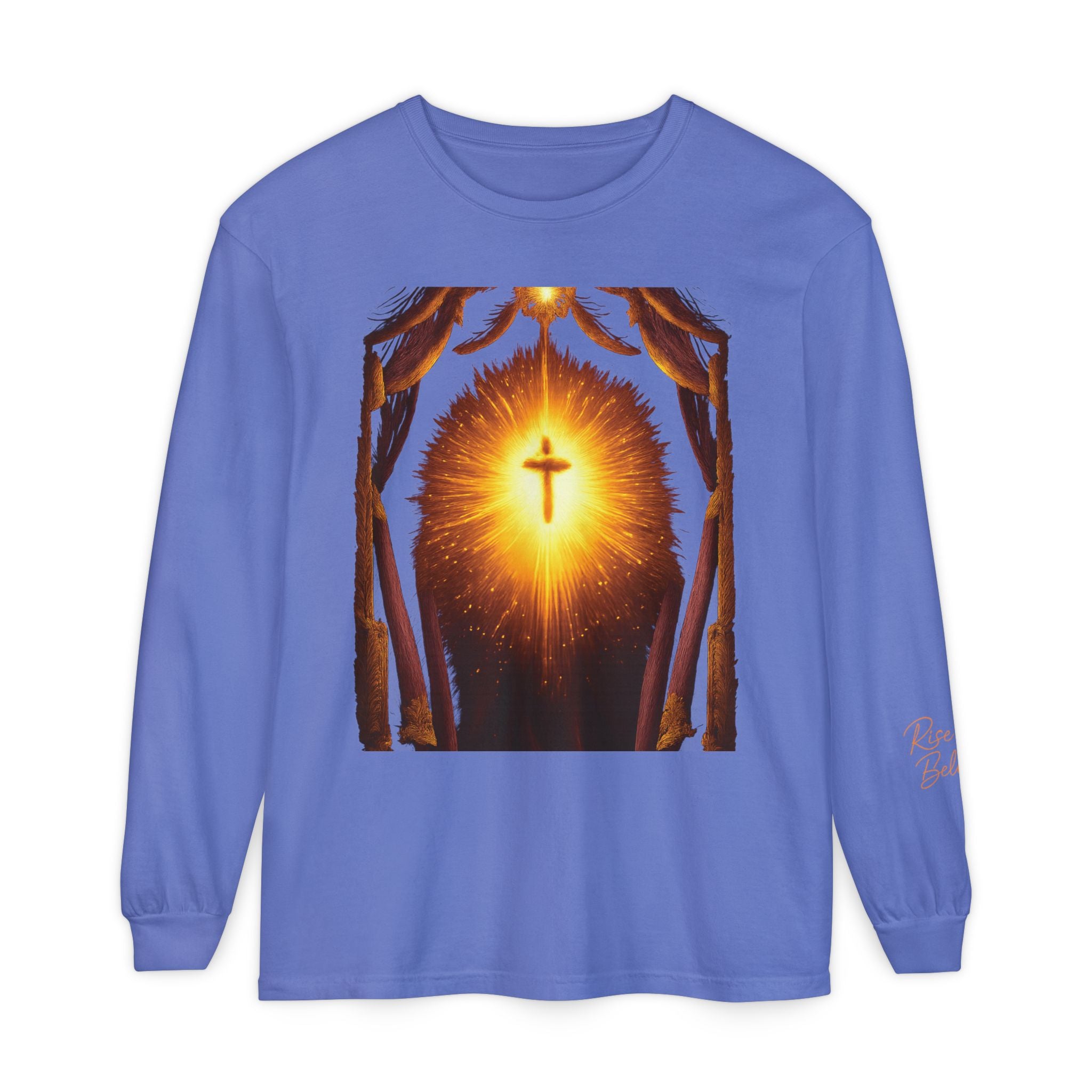 Unisex Garment-dyed Long Sleeve T-Shirt