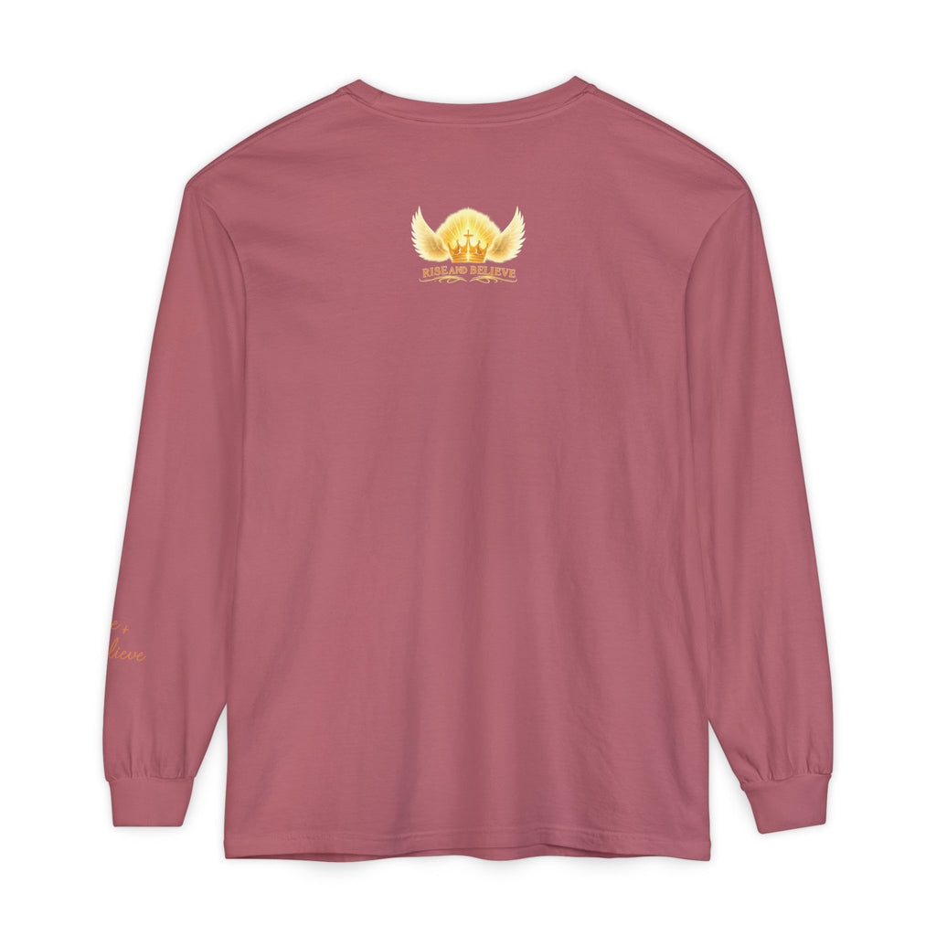 Unisex Garment-dyed Long Sleeve T-Shirt