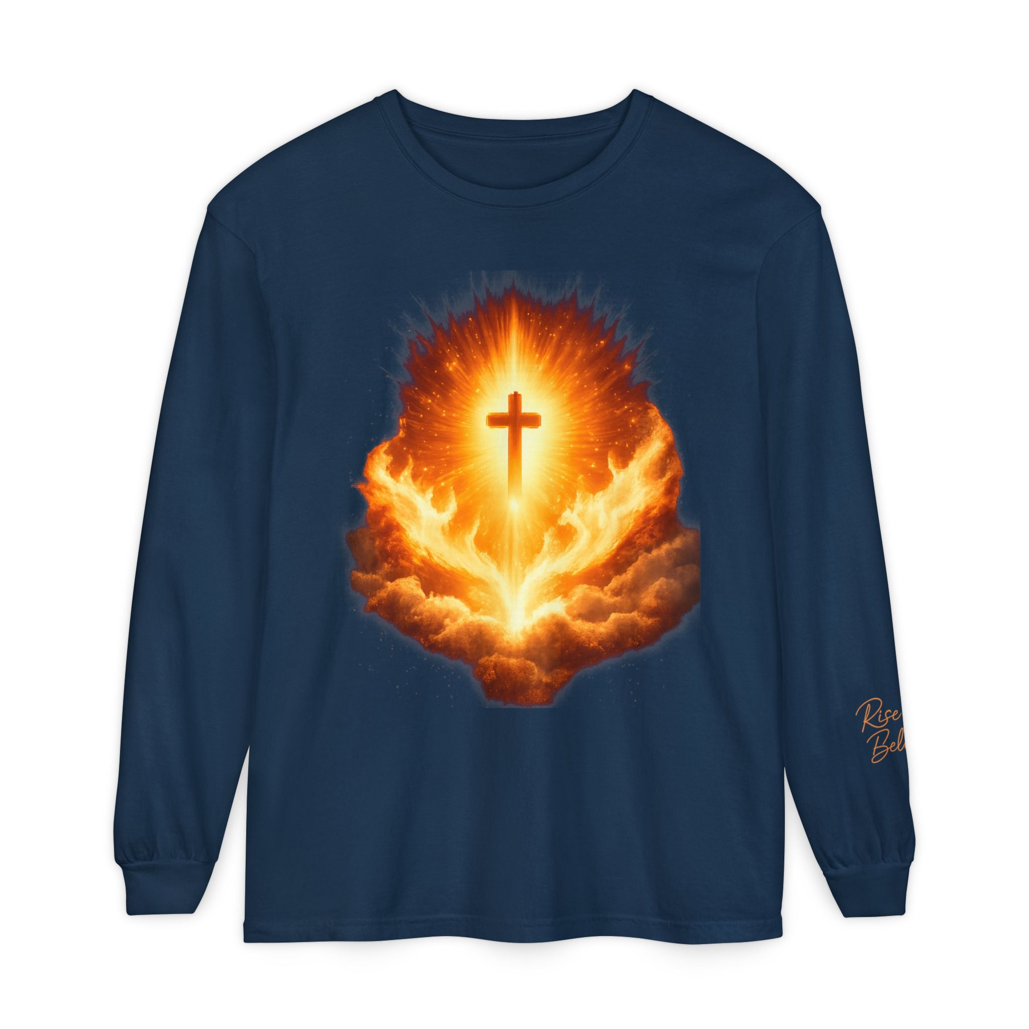 Unisex Garment-dyed Long Sleeve T-Shirt